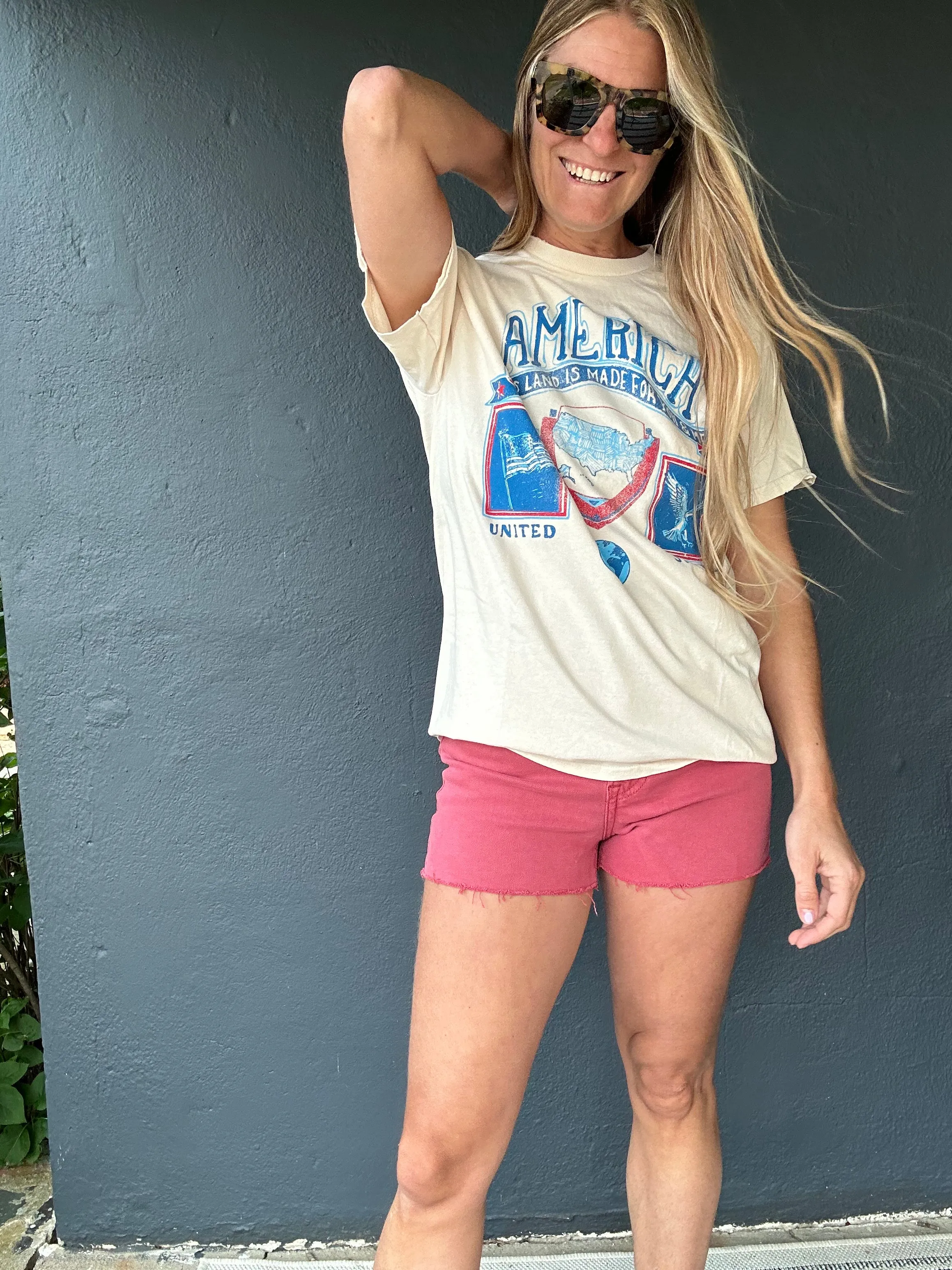 Amerika Patch Secondhand T-Shirt
