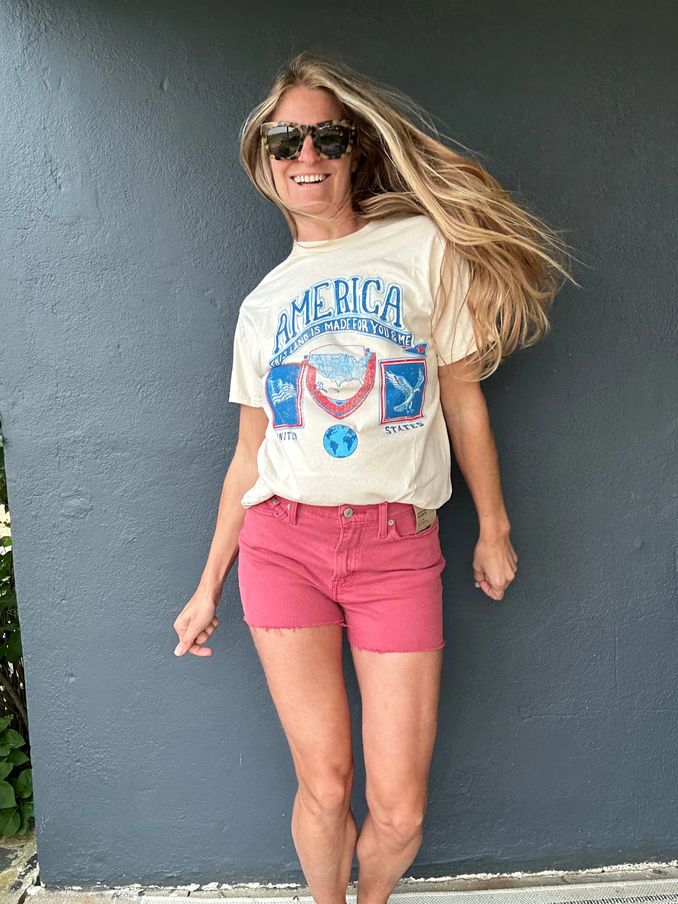 Amerika Patch Secondhand T-Shirt