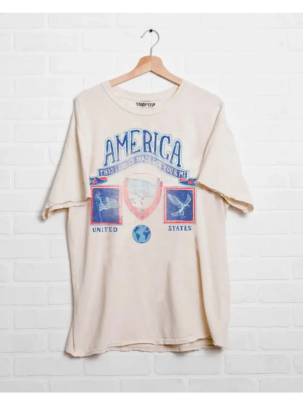 Amerika Patch Secondhand T-Shirt