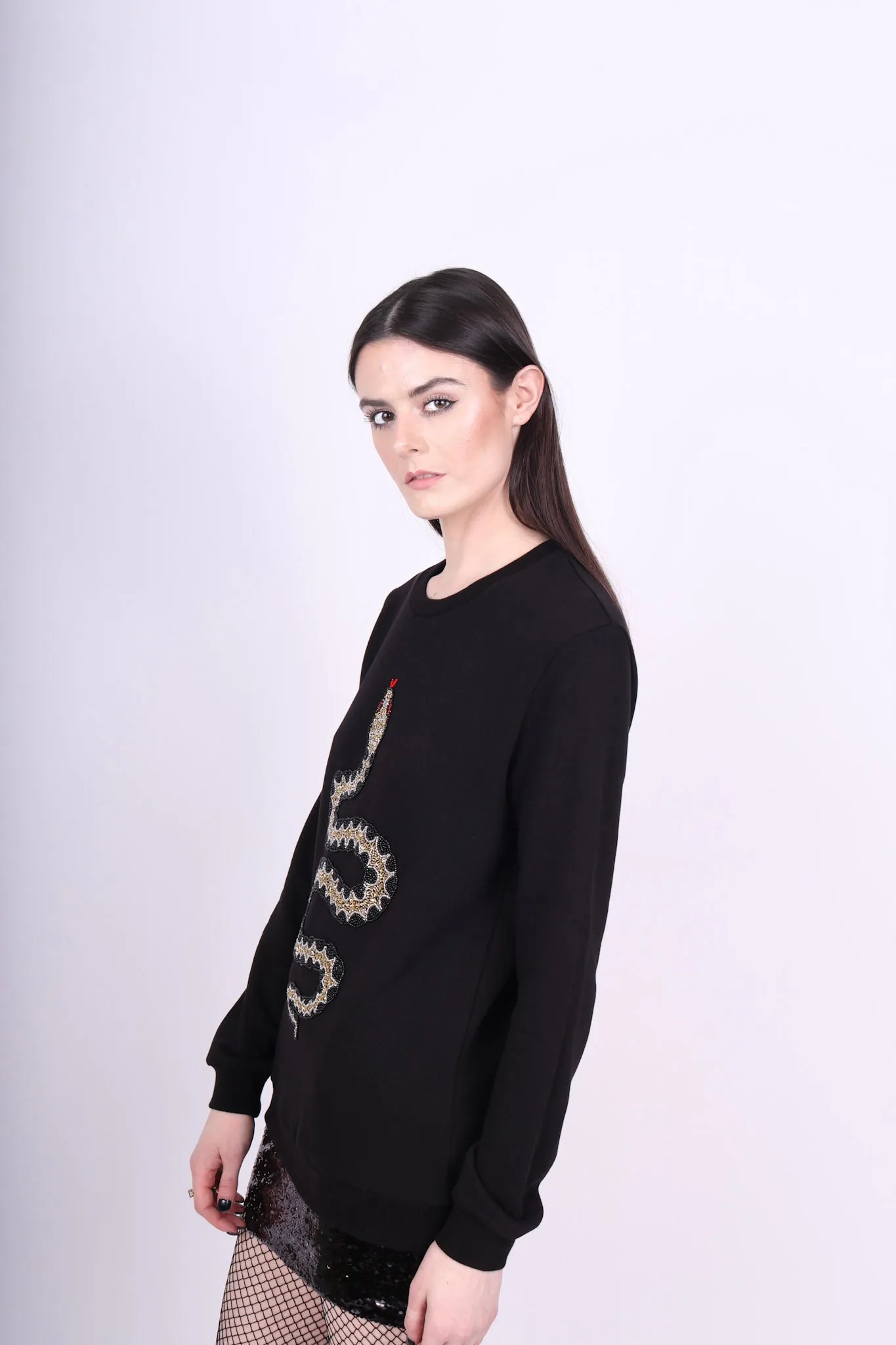 Any Old Iron Black Snake Sweatshirt