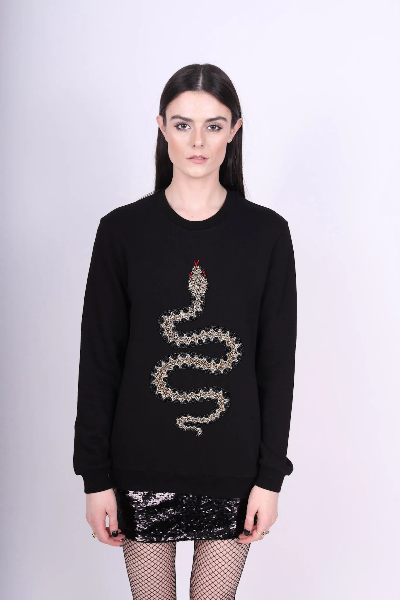 Any Old Iron Black Snake Sweatshirt