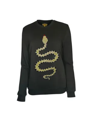 Any Old Iron Black Snake Sweatshirt