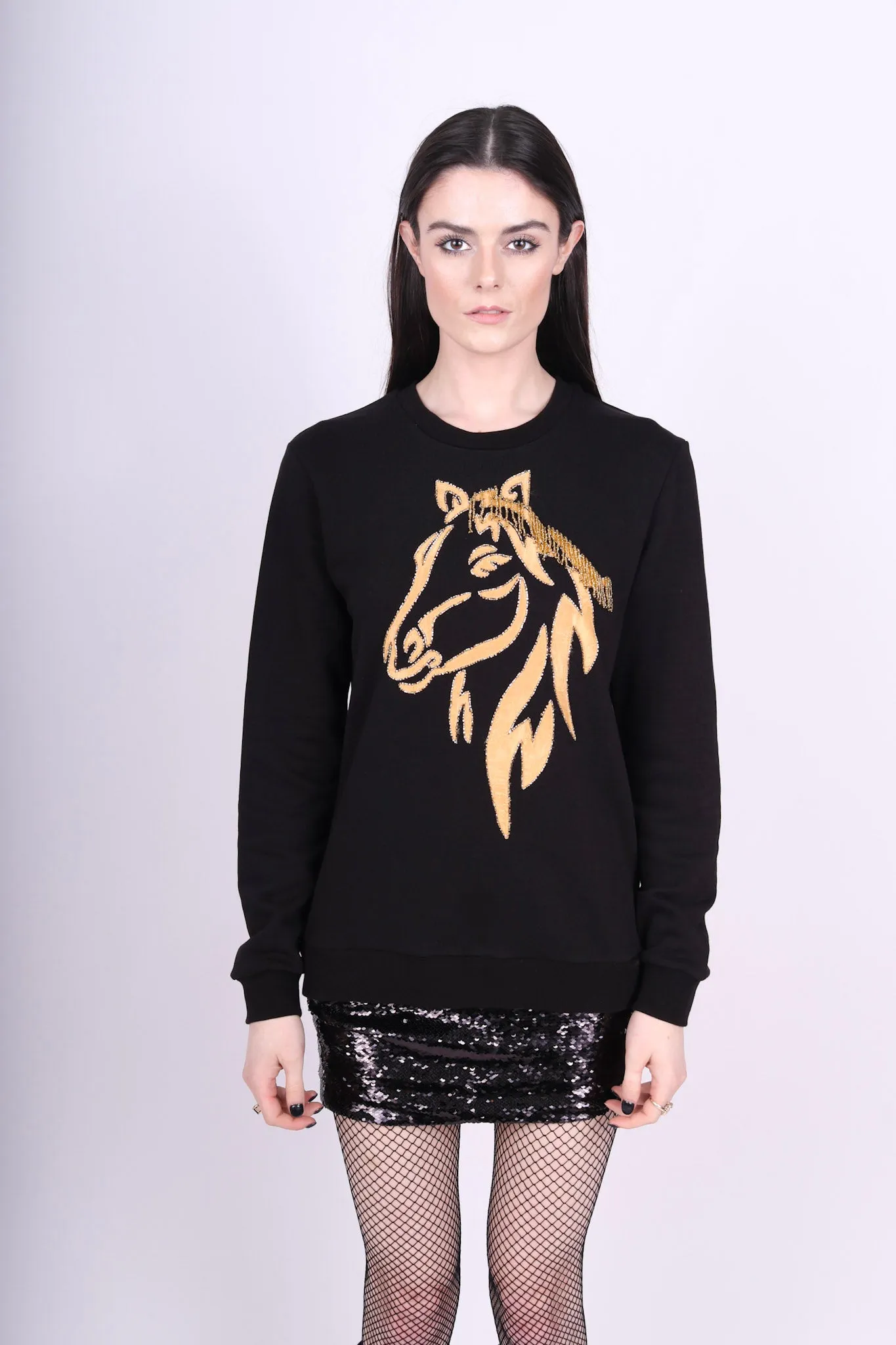 Jedes Alte Eisen Pferdehaar Sweatshirt