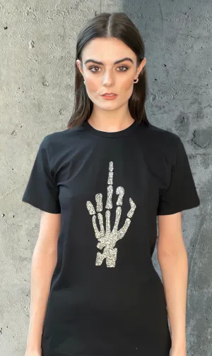 Jedes Alte Eisen Schädel Finger T-Shirt
