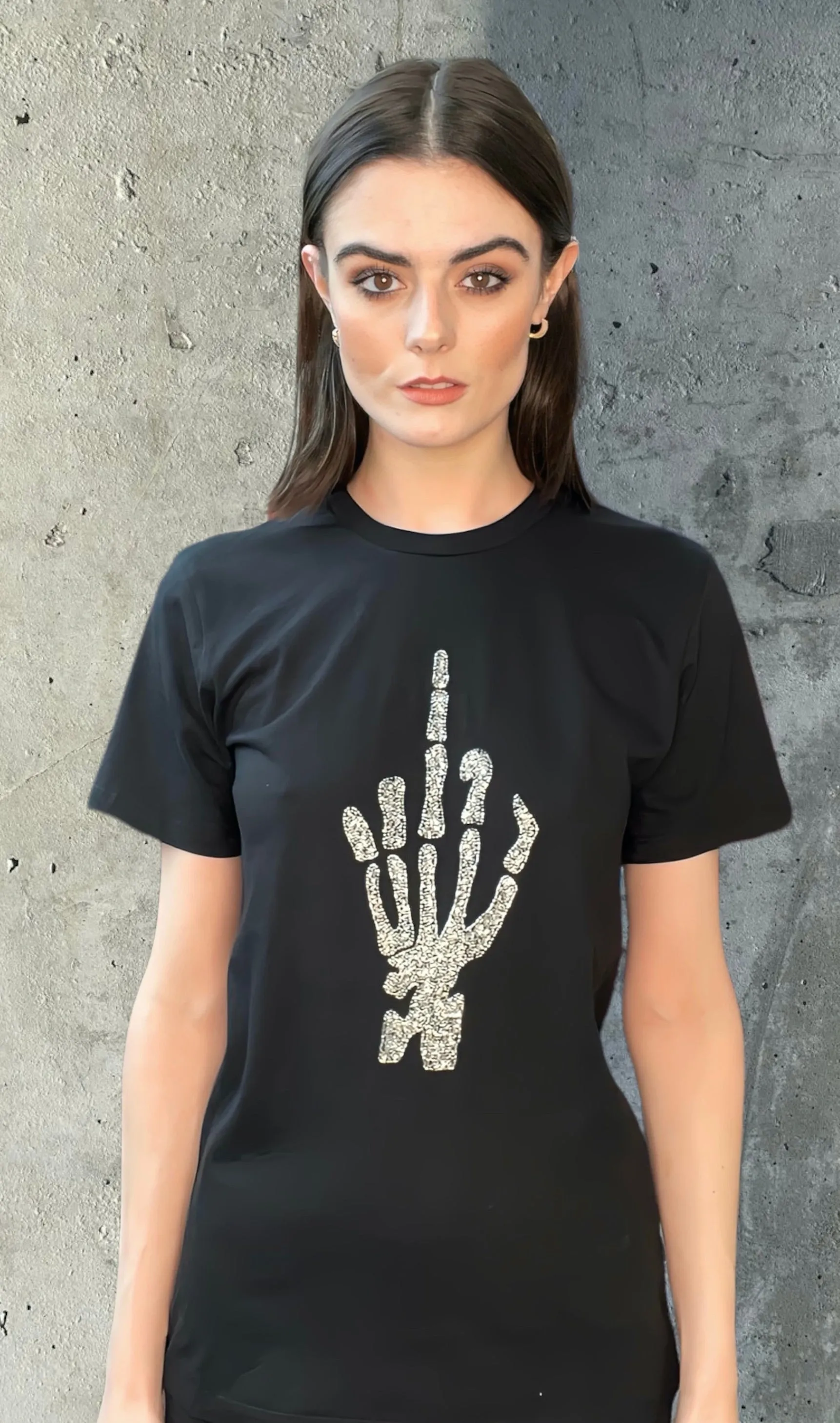 Jedes Alte Eisen Schädel Finger T-Shirt