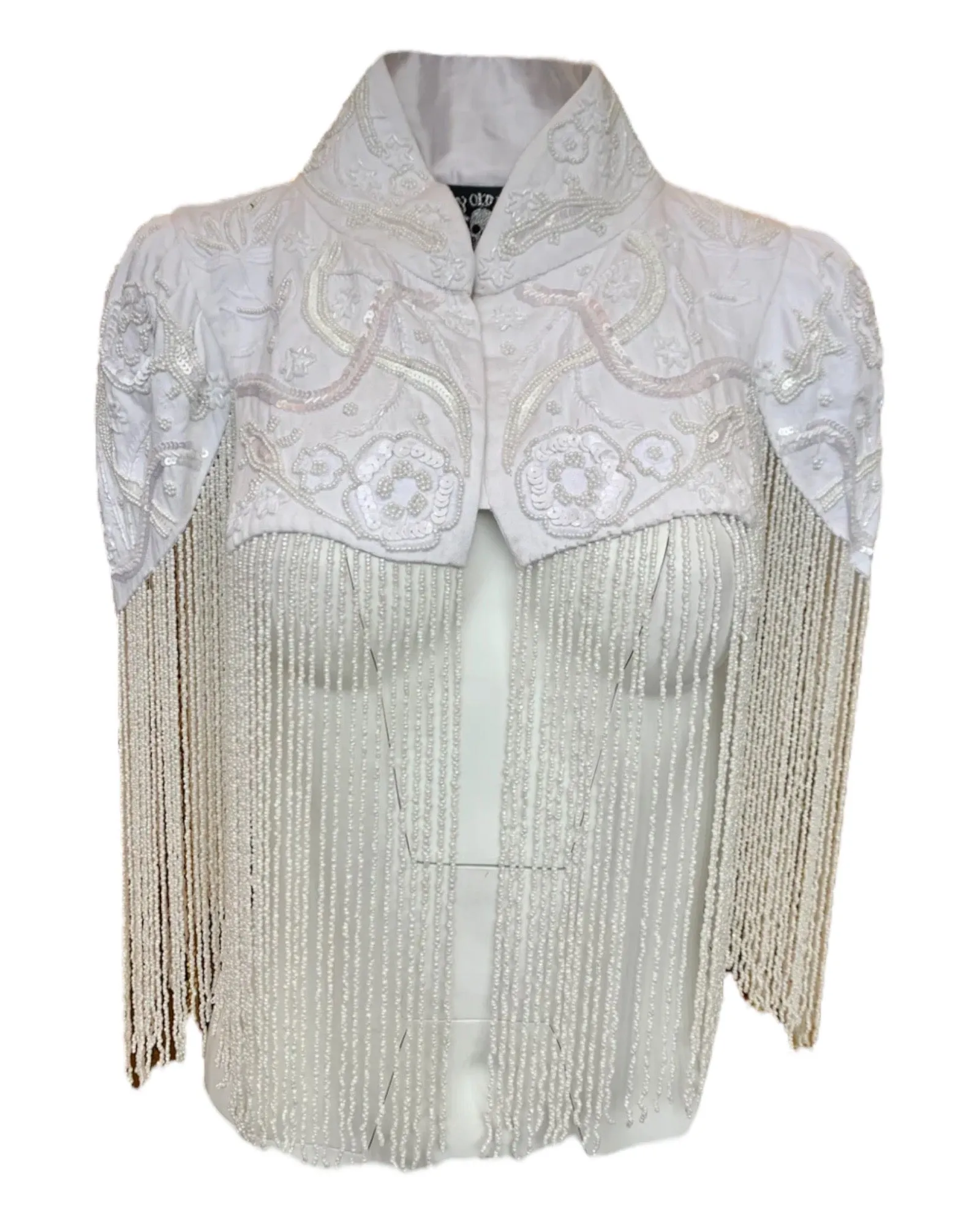 Any Old Iron Weißes Vintage Shrug