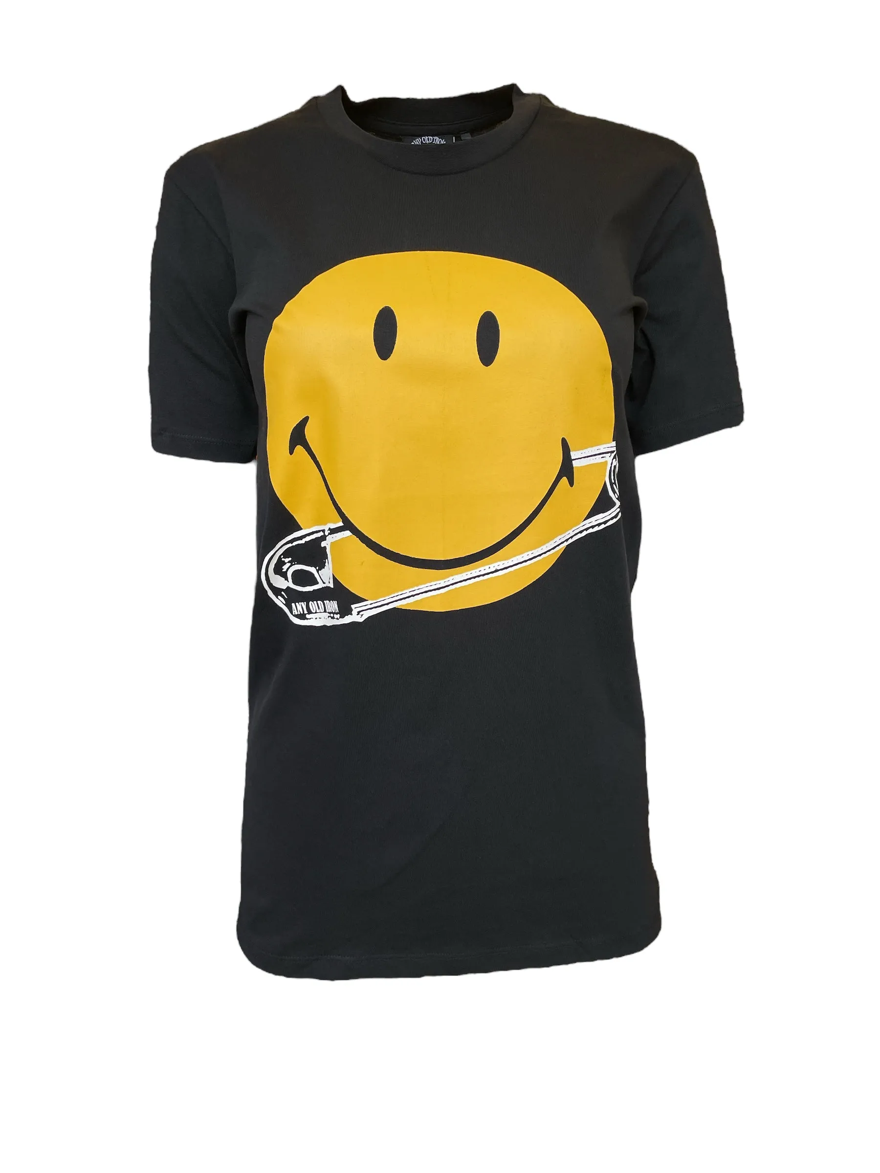 Any Old Iron x Smiley Durchstochenes T-Shirt
