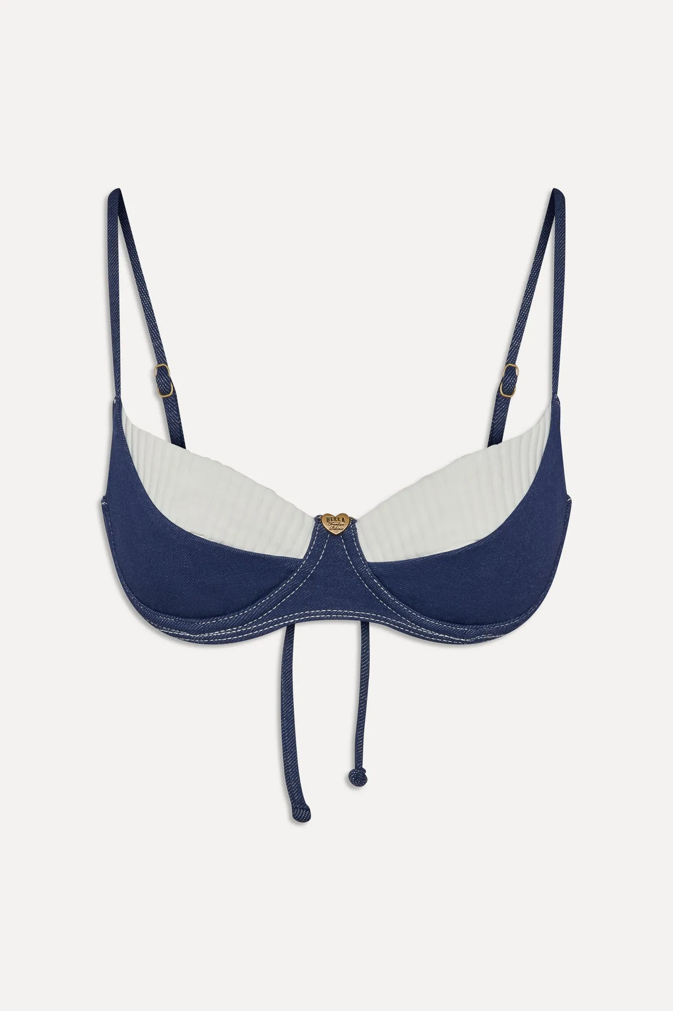 Bella Hadid x Frankies Jolene Denim-BH mit Bügel