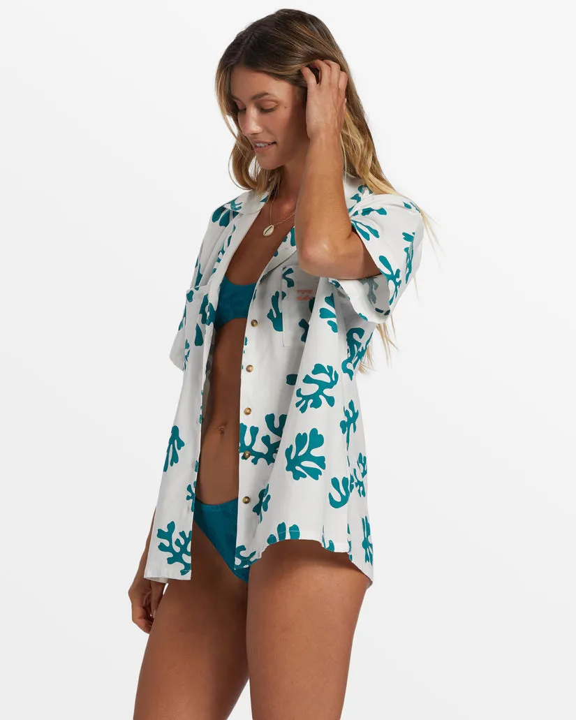Billabong Campy Coral Shirt-Salzkristall