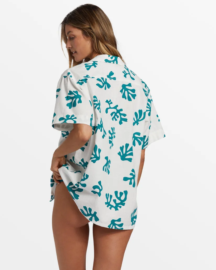 Billabong Campy Coral Shirt-Salzkristall