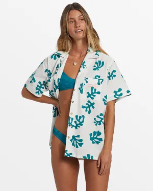 Billabong Campy Coral Shirt-Salzkristall