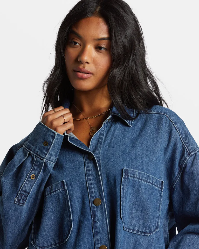 Billabong Deep Sea Shacket-Tiefsee