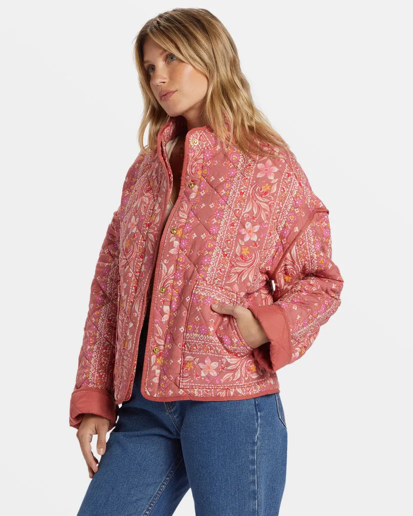 Billabong Folk Story Jacket - Rote Lehmerde