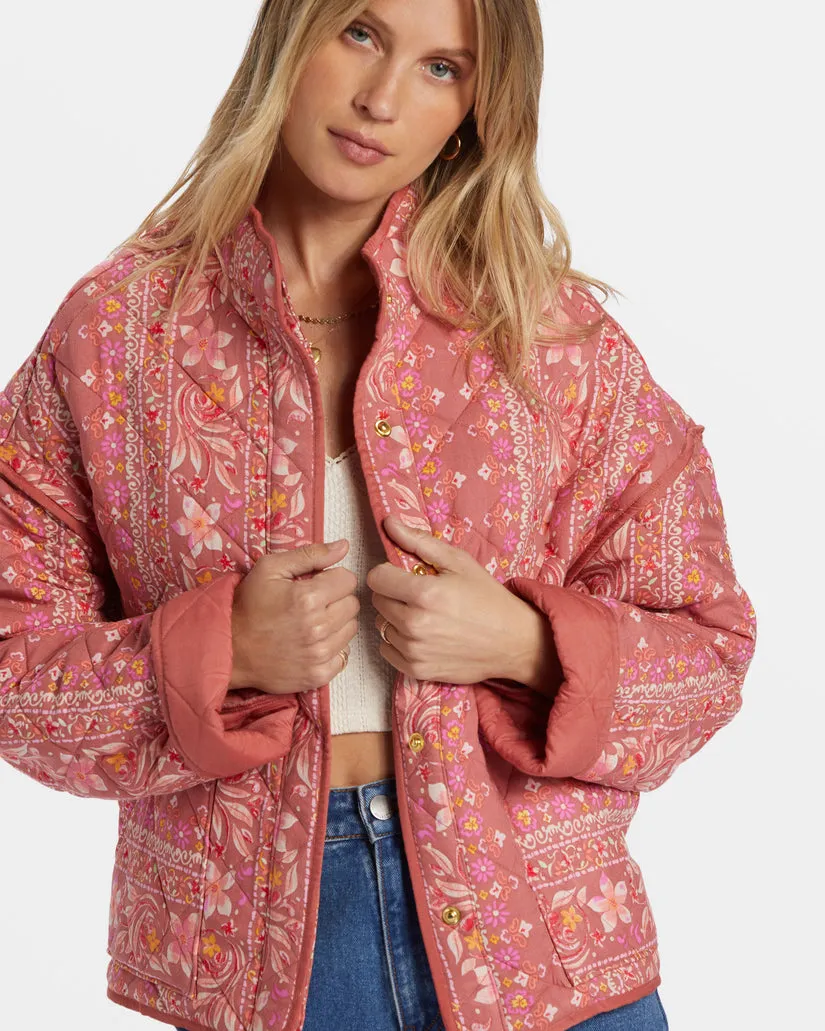 Billabong Folk Story Jacket - Rote Lehmerde