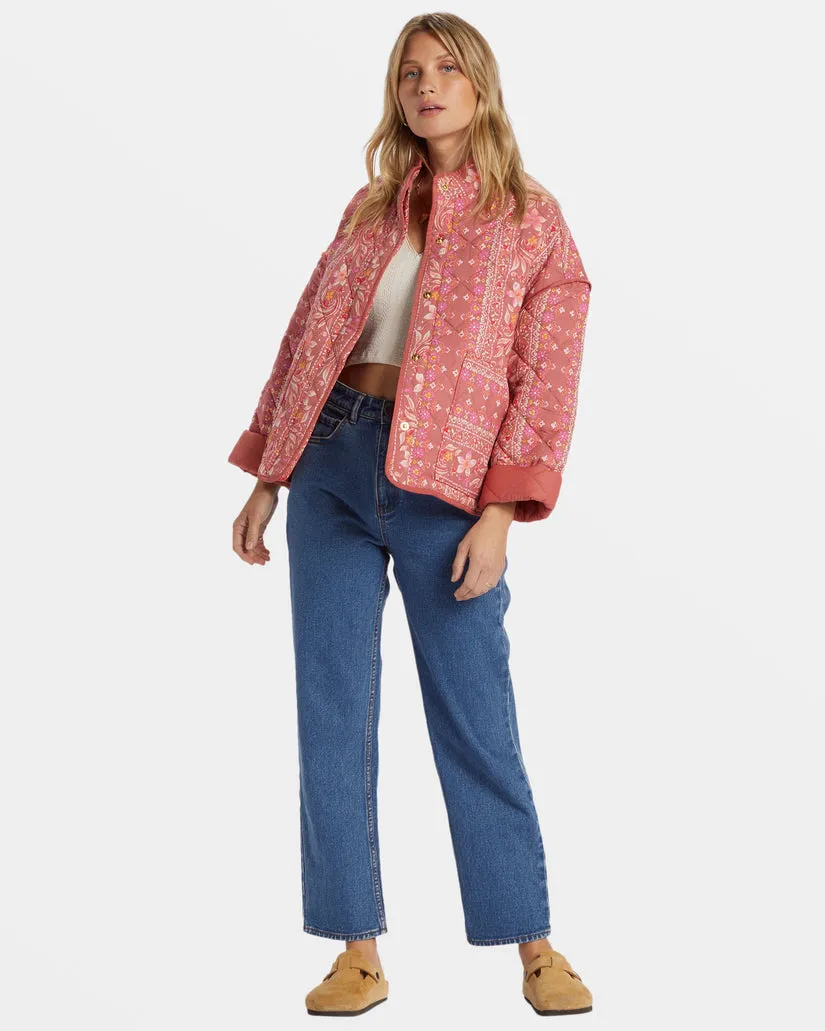 Billabong Folk Story Jacket - Rote Lehmerde