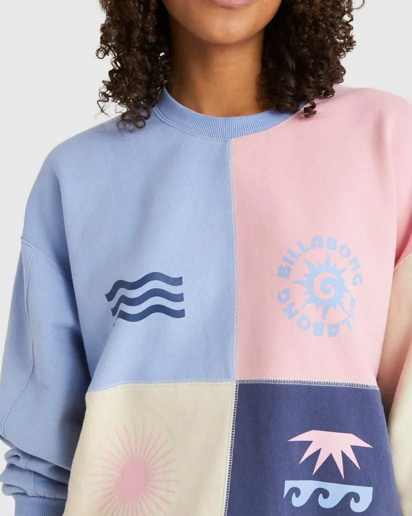 Billabong Later Days Kendall Crew Sweatshirt-Staubiges Rosa
