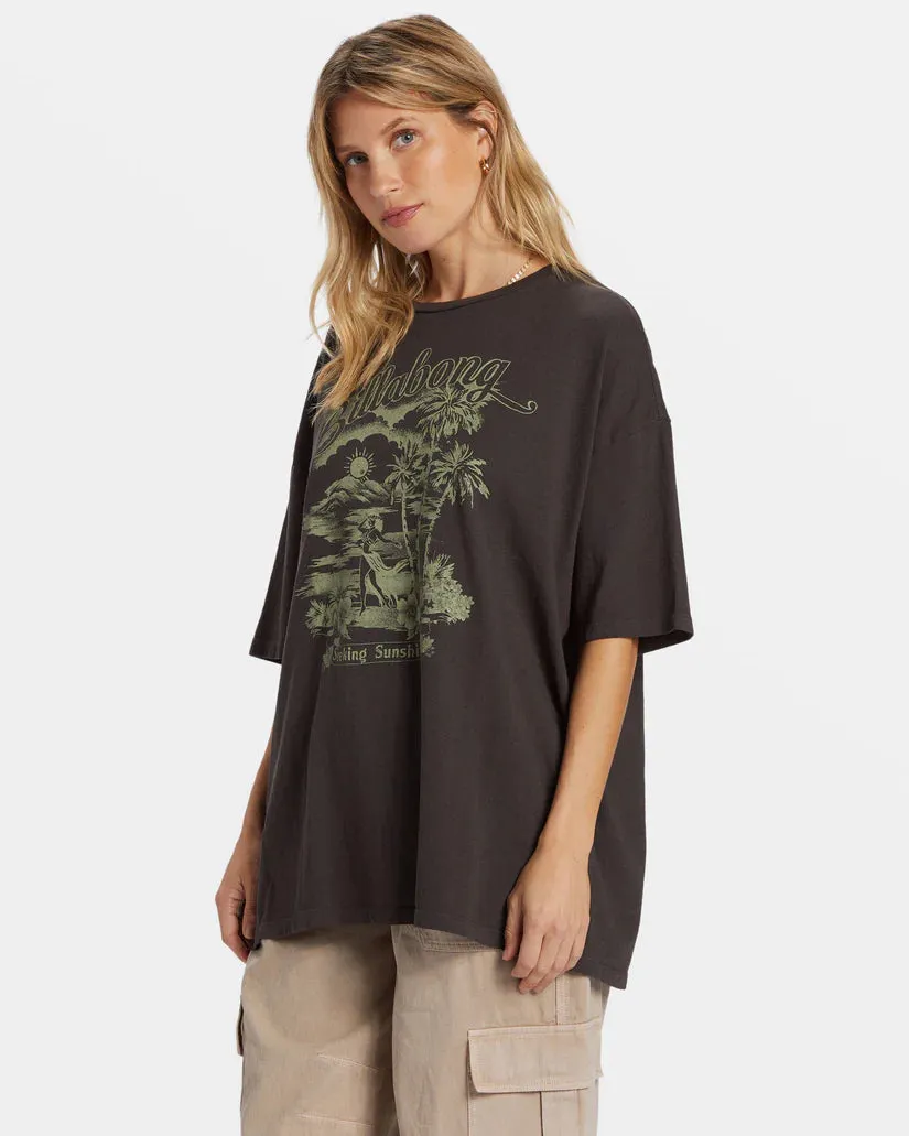 BILLABONG Oversized Liebe Senden T-Shirt