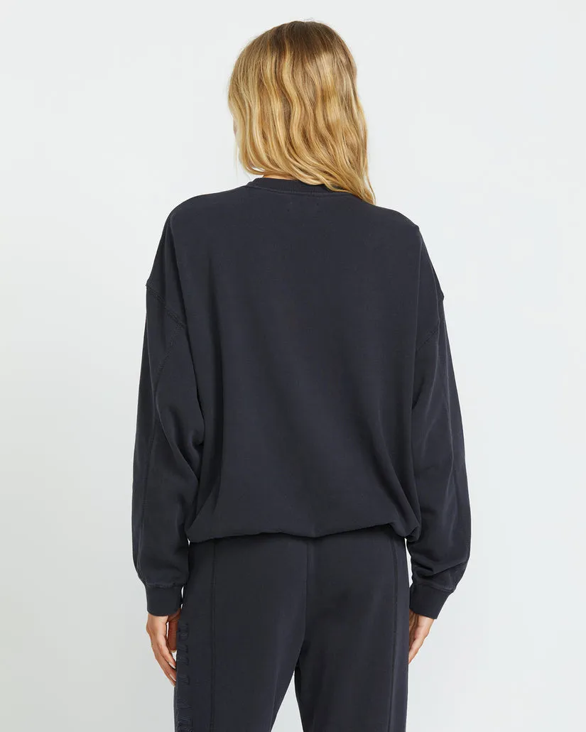 Billabong So Typisches Kendal Crew Sweatshirt-Schwarz Kiesel