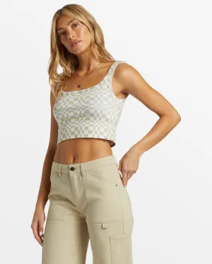 Billabong Sonnengöttin Bedrucktes Tanktop-Hell Avocado