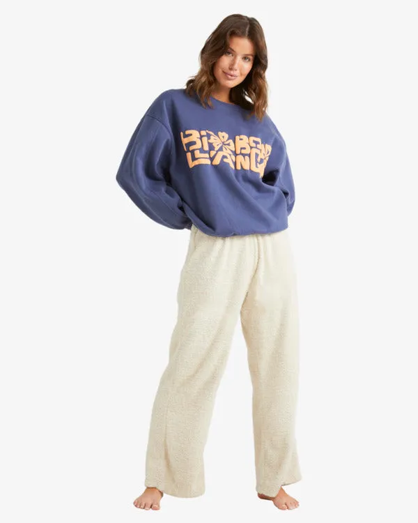 Billabong Tiki Vibes Kendall Crew Sweatshirt - Blau Surf