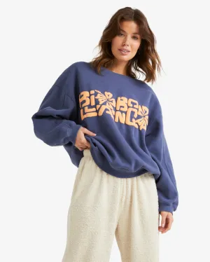 Billabong Tiki Vibes Kendall Crew Sweatshirt - Blau Surf