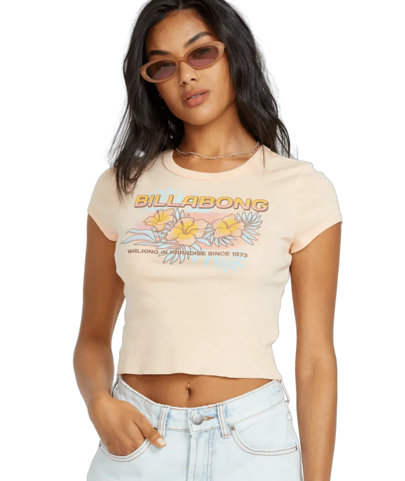 Billabong When The Night T-Shirt - Sanftes Pfirsich