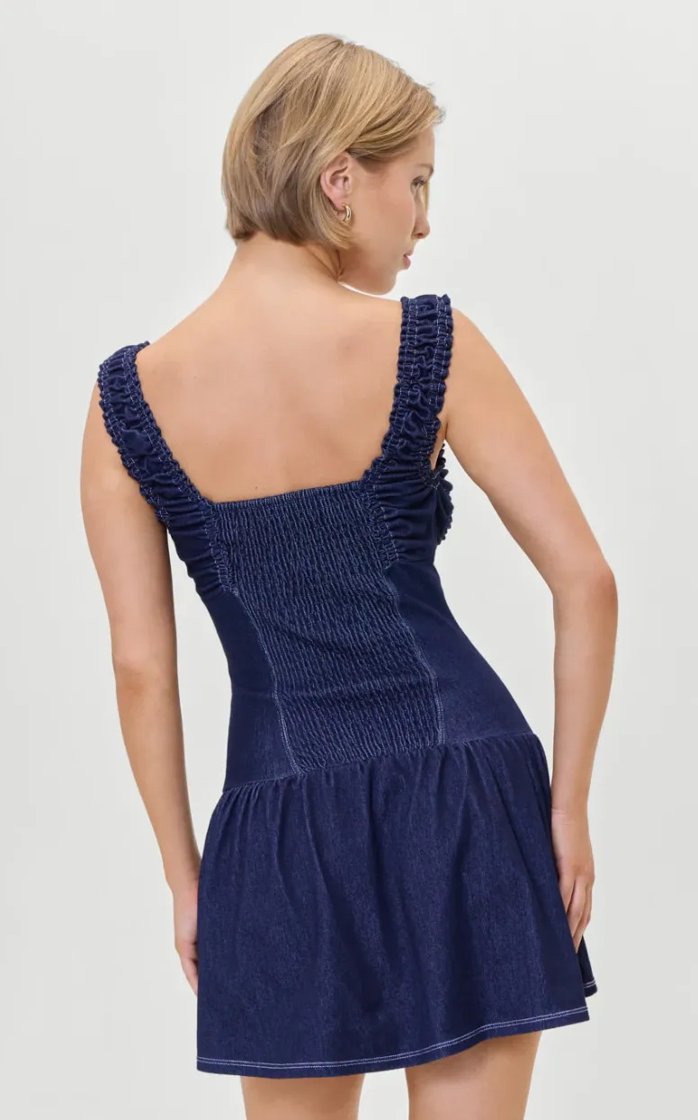 Blaues oder schwarzes Christa-Minikleid von Frankie's Bikinis