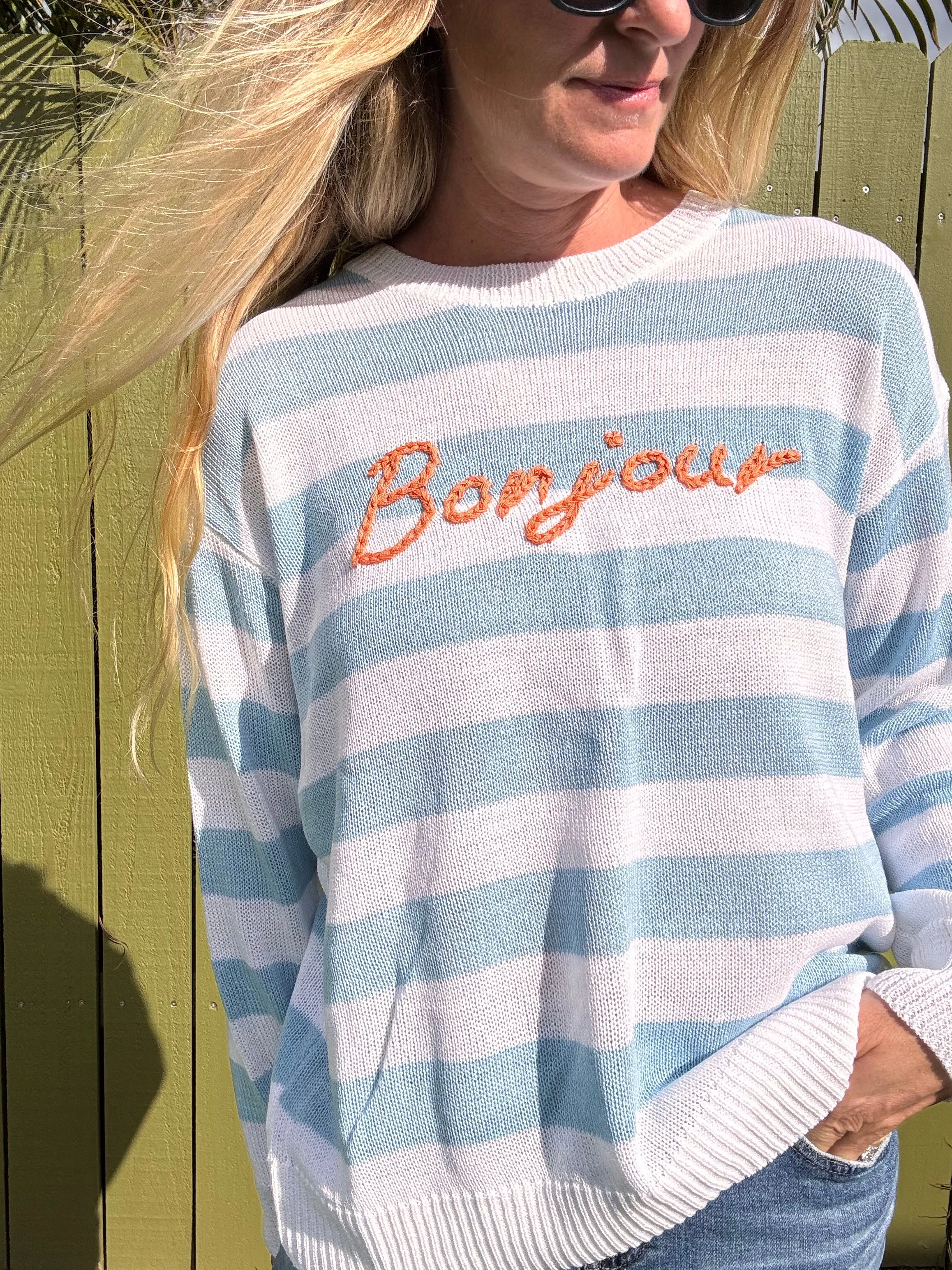 Bonjour! Gestreifter Lieblingspullover