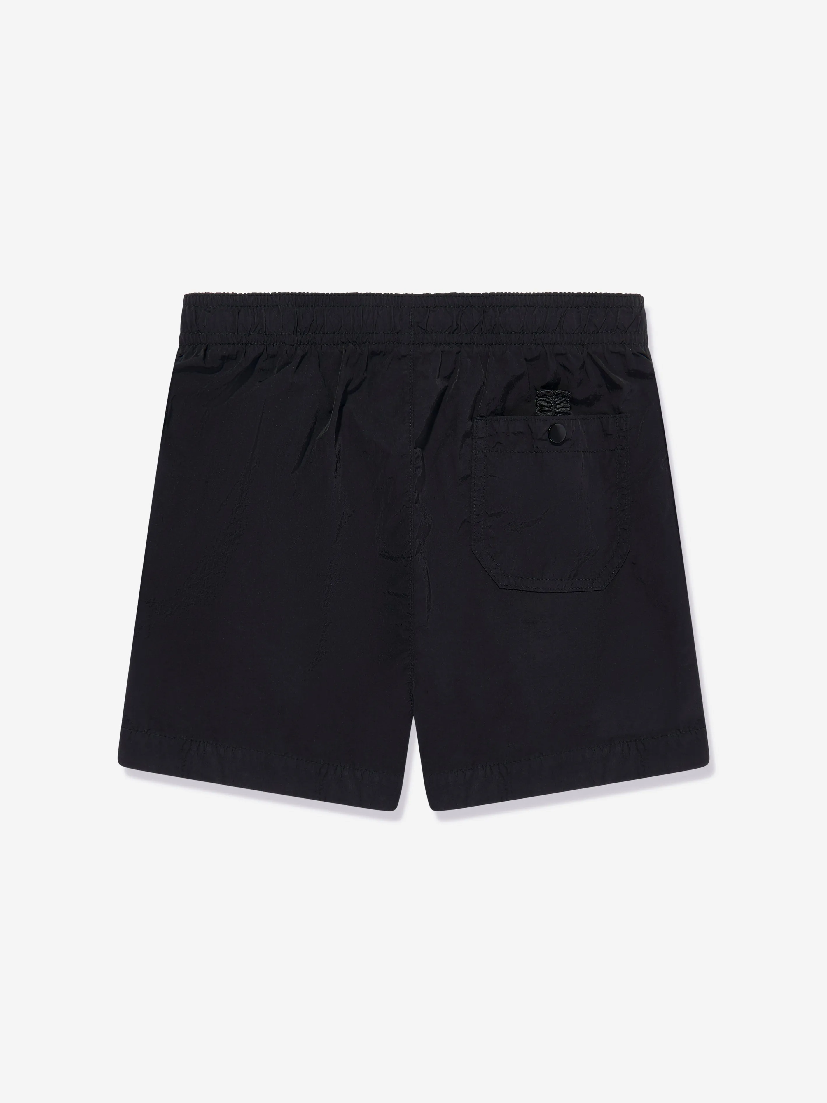 Jungen Logo Badeshorts in Schwarz