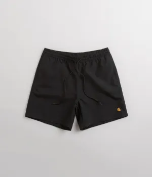 Carhartt Chase Badeshorts - Schwarz / Gold Carhartt