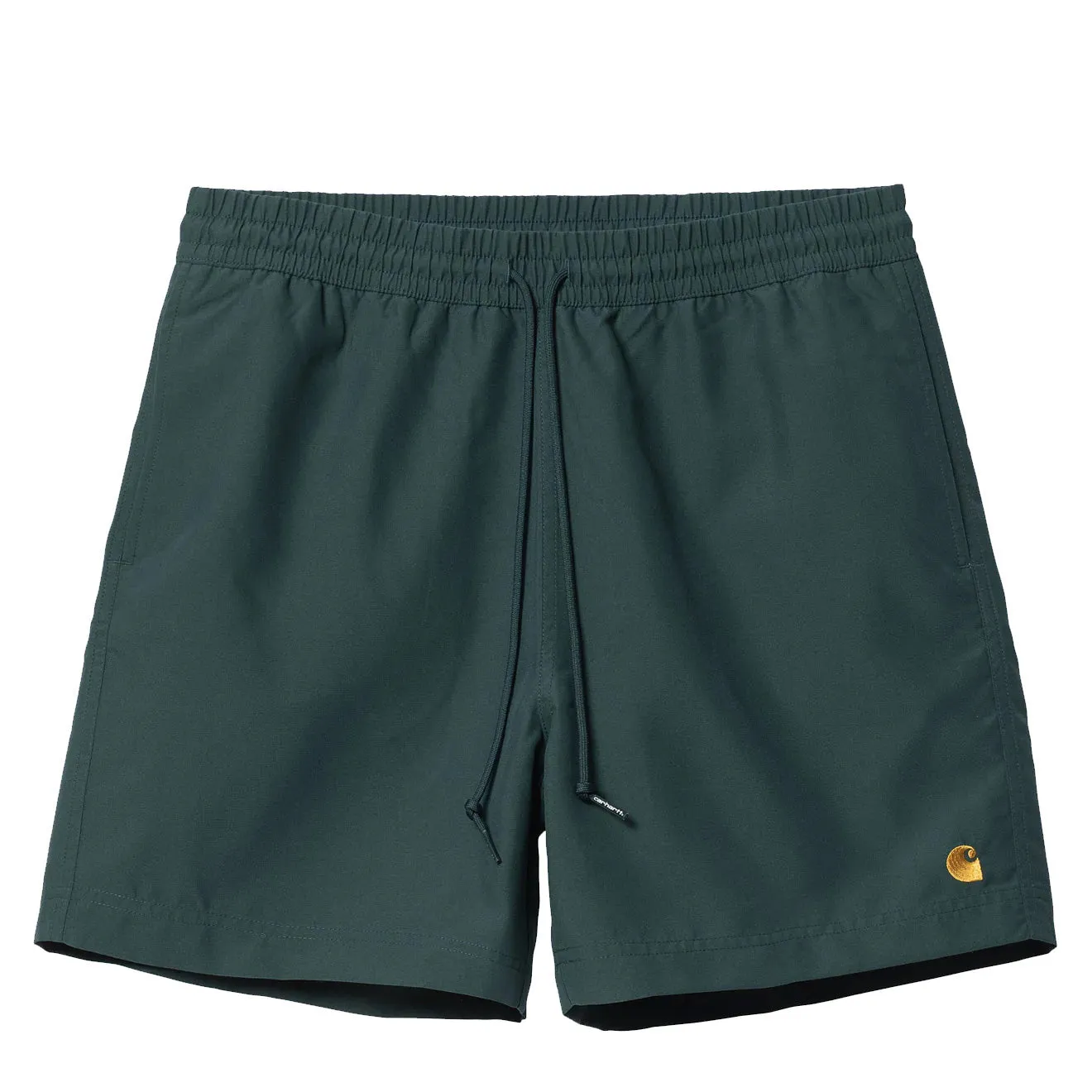 Carhartt WIP Chase Badehose Botanik / Gold