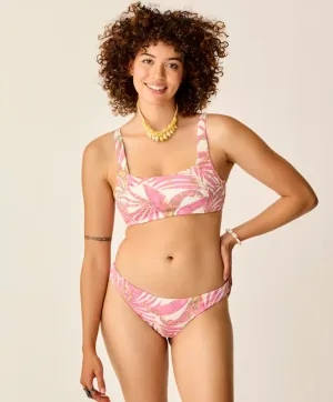 CARVE DESIGNS Sanitas umkehrbarer Bikini-Boden - Pink Oasis/Knallrosa