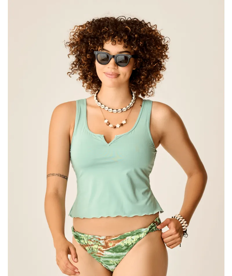 Carve Designs Vida Ausschnitt Bikini-Oberteil - Haze