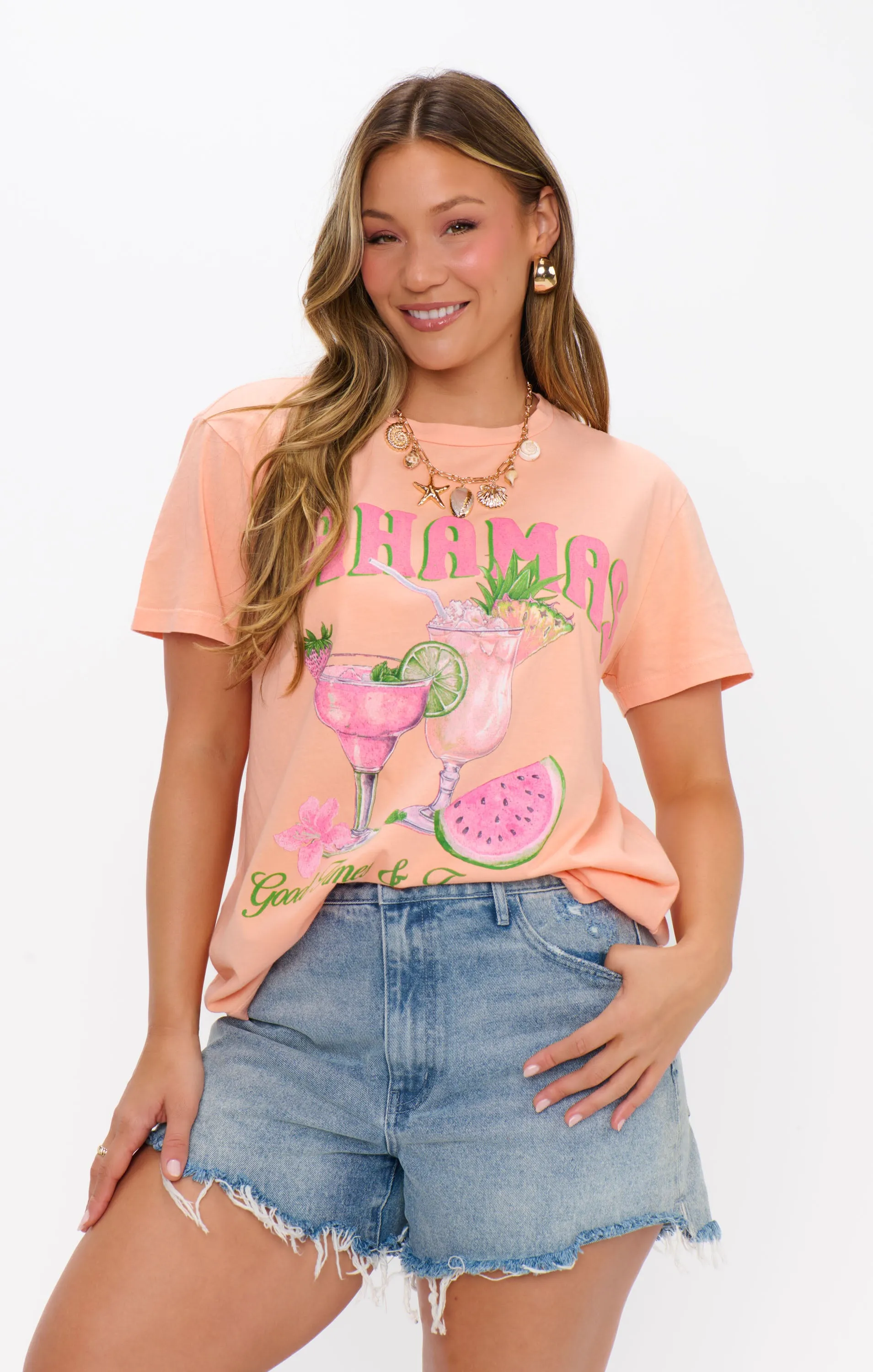 Check-In T-Shirt ~ Bahamas Grafik