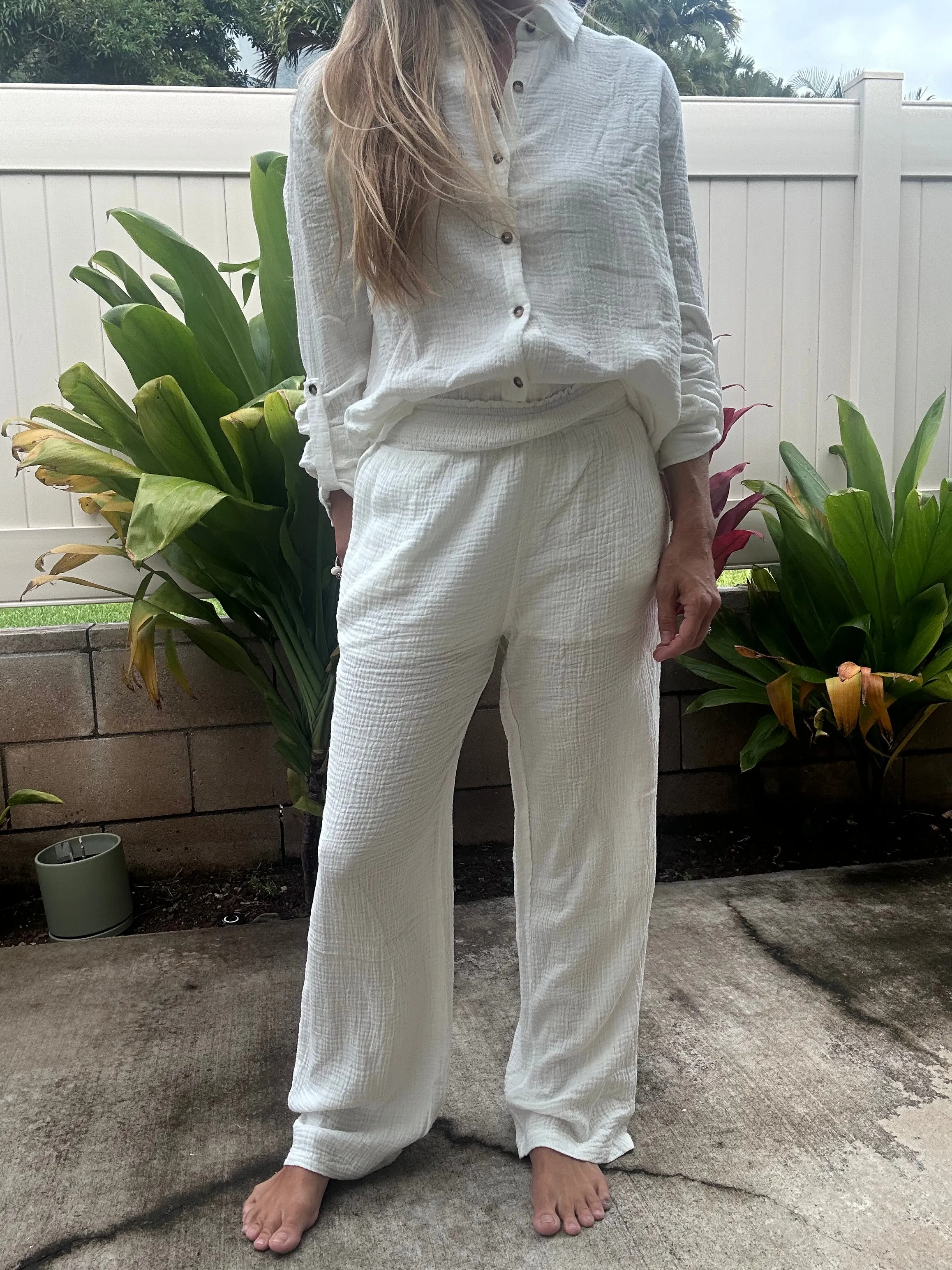 Coconut Grove Crinkle-Gaze-Hose