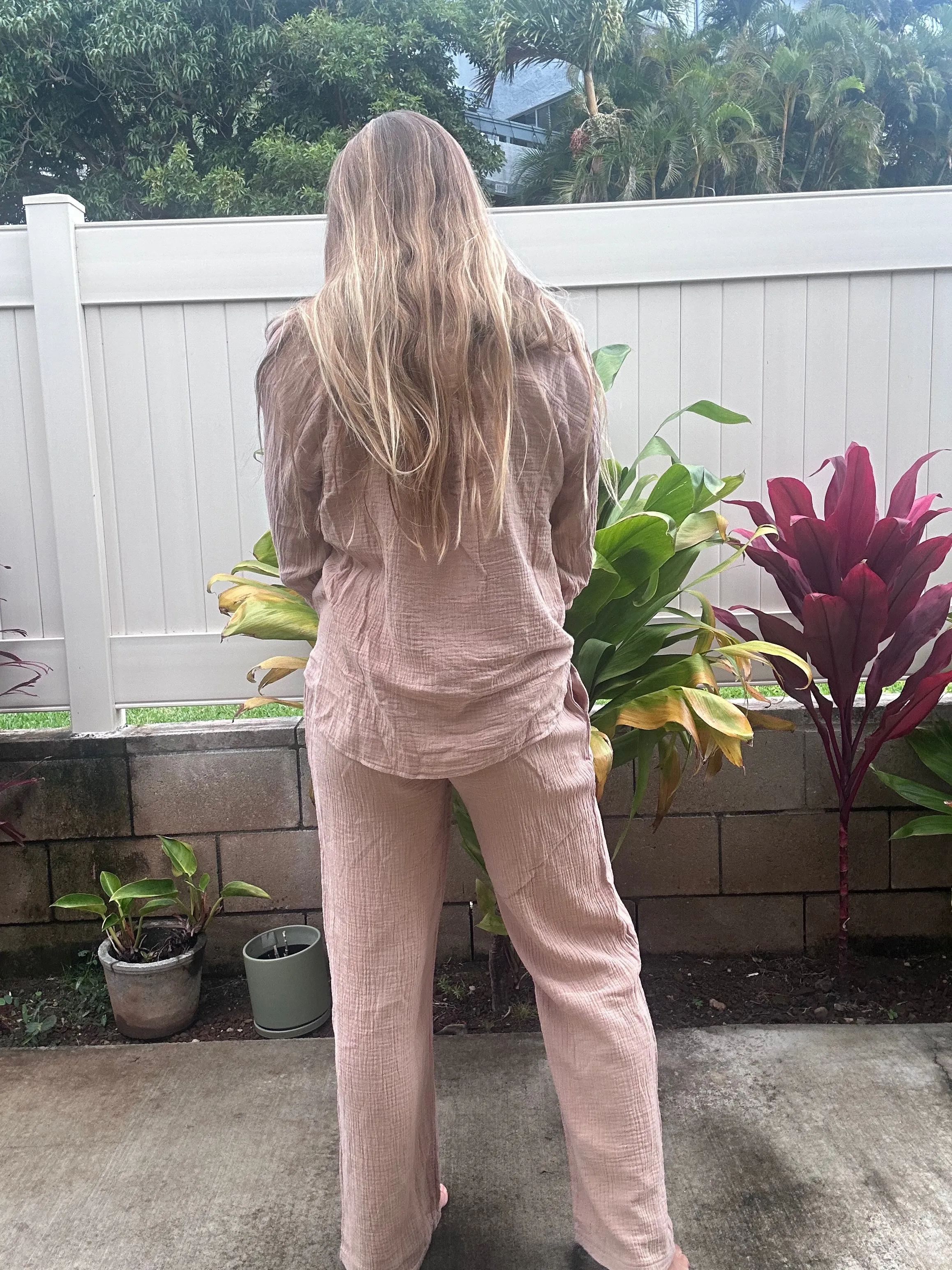 Coconut Grove Crinkle-Gaze-Hose