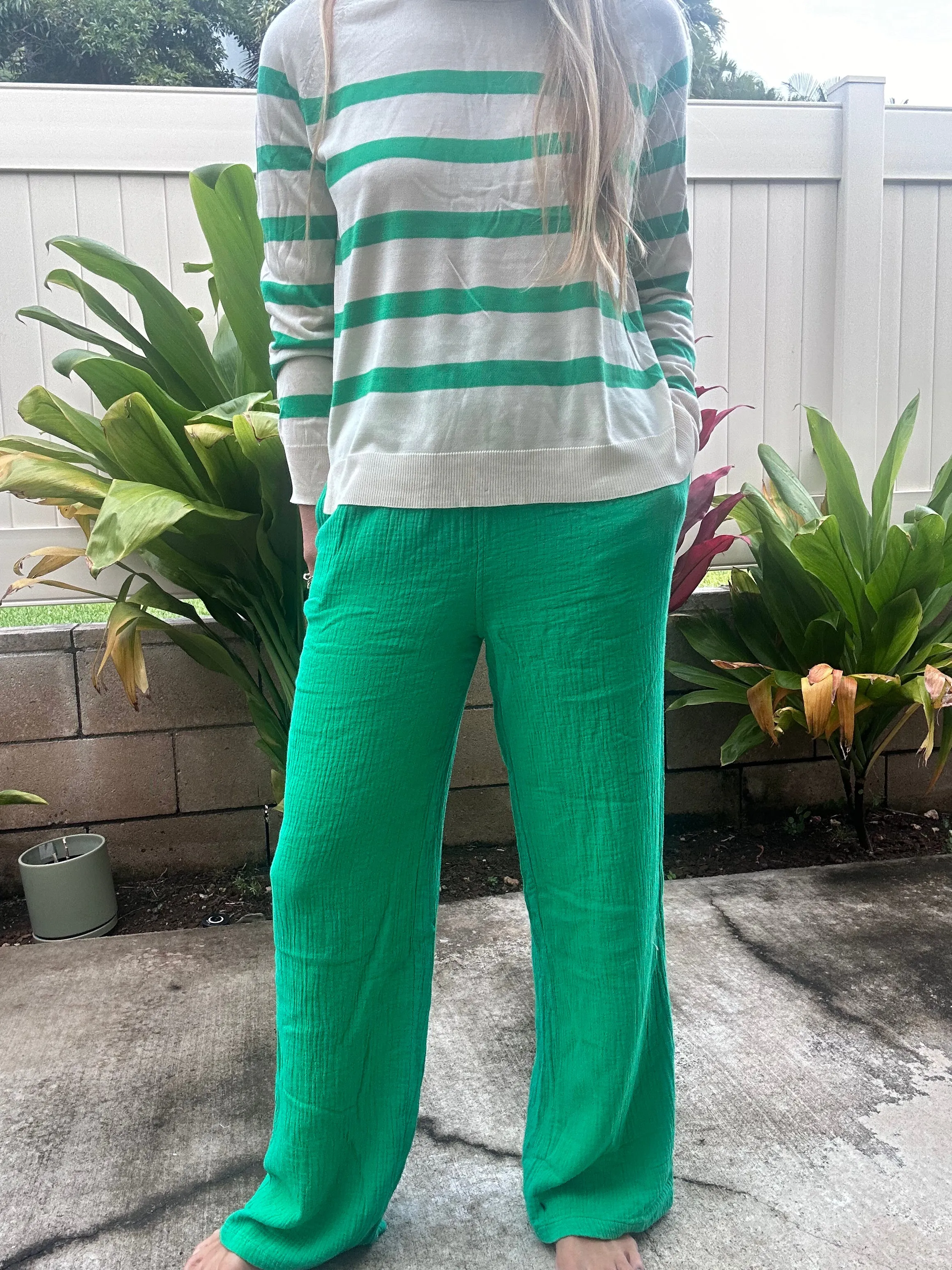 Coconut Grove Crinkle-Gaze-Hose