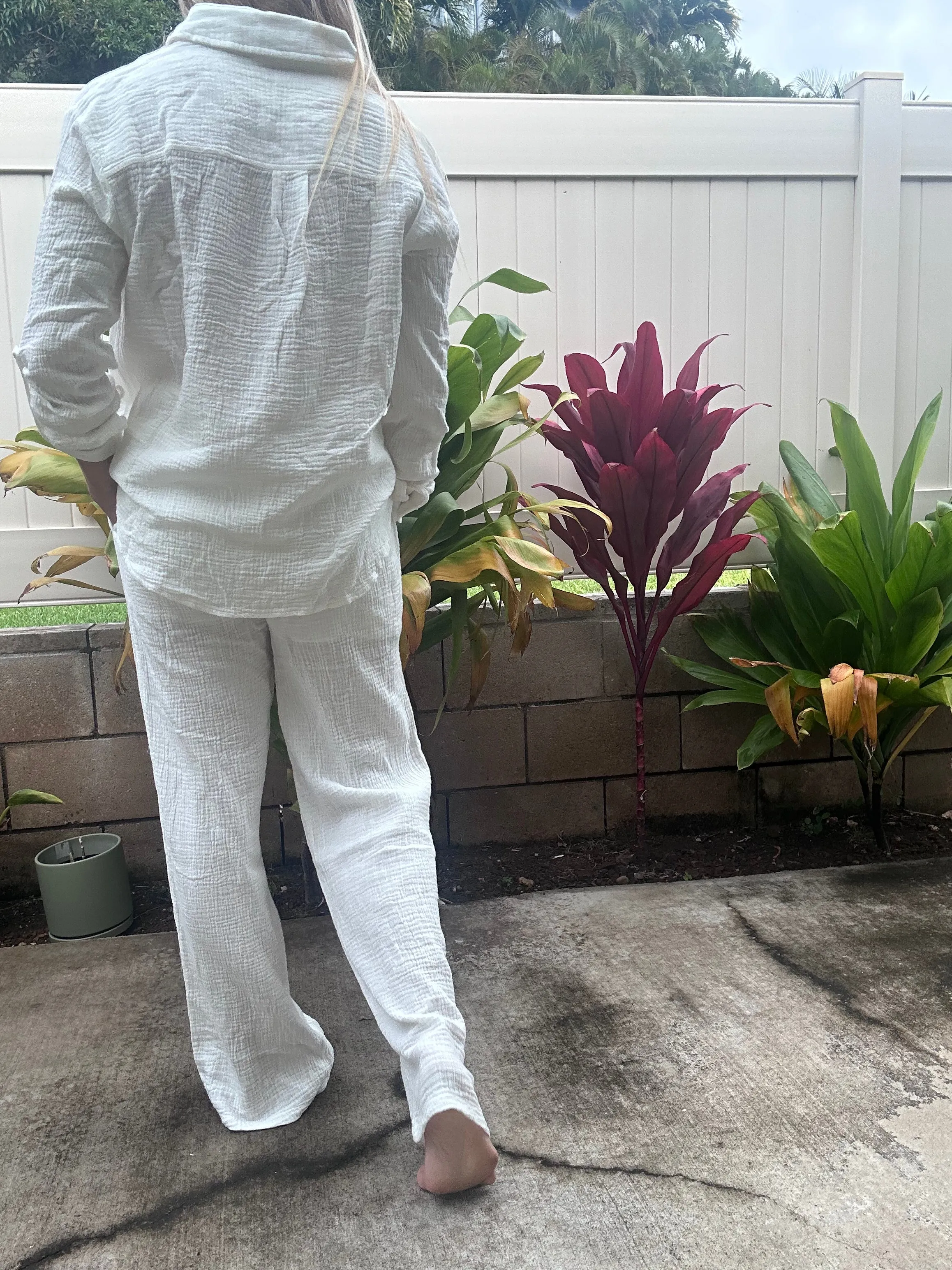 Coconut Grove Crinkle-Gaze-Hose
