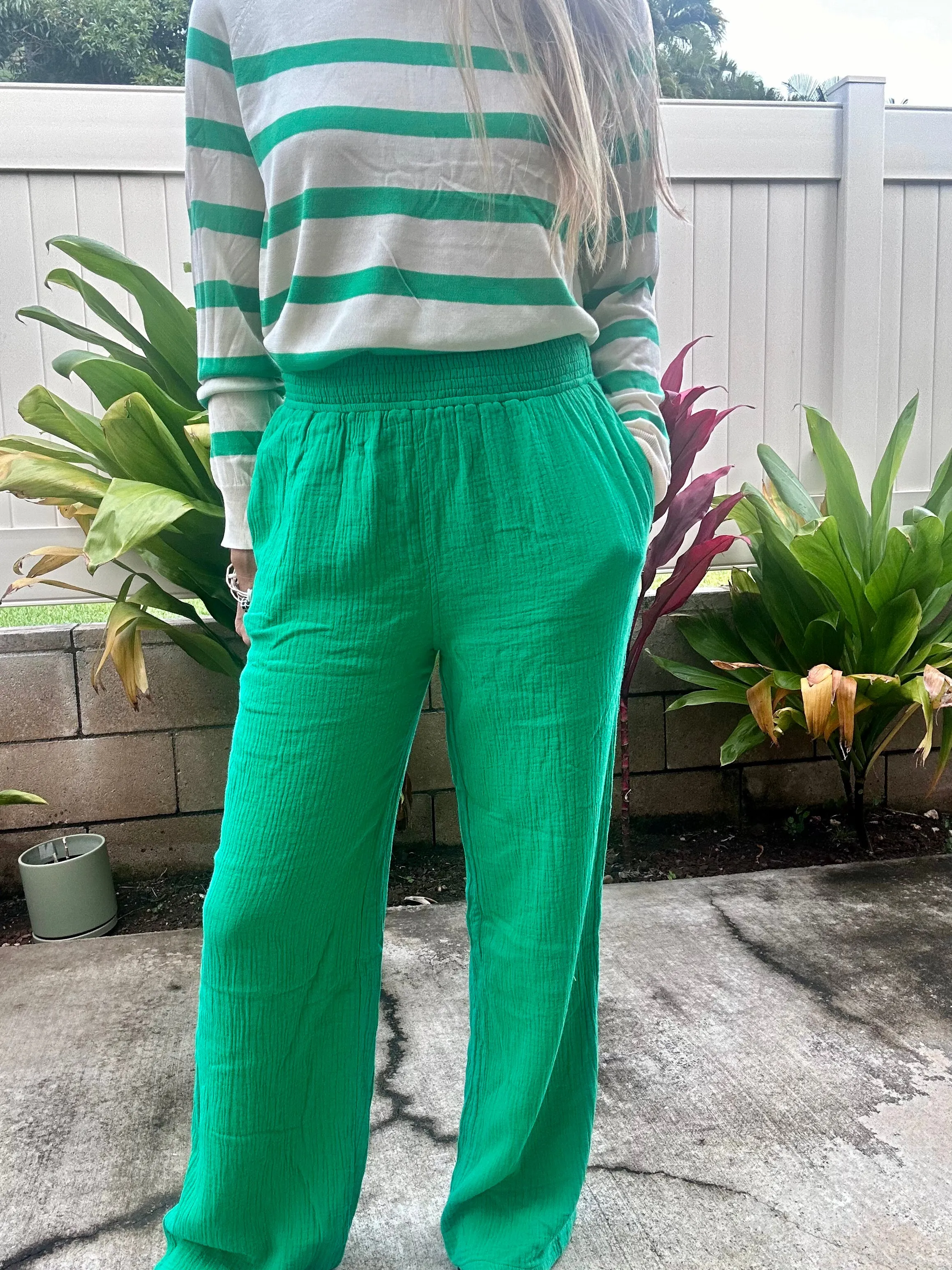 Coconut Grove Crinkle-Gaze-Hose