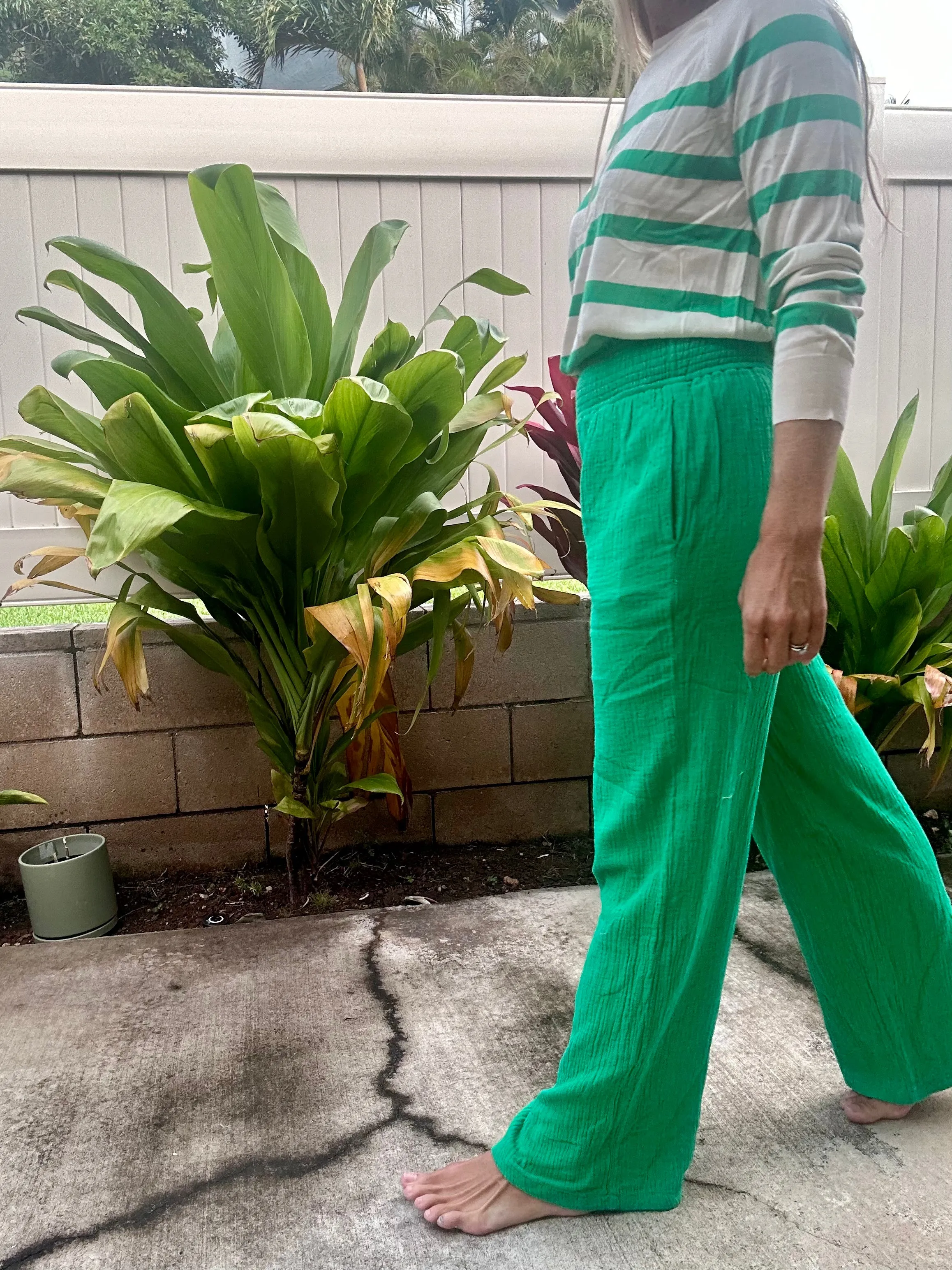 Coconut Grove Crinkle-Gaze-Hose