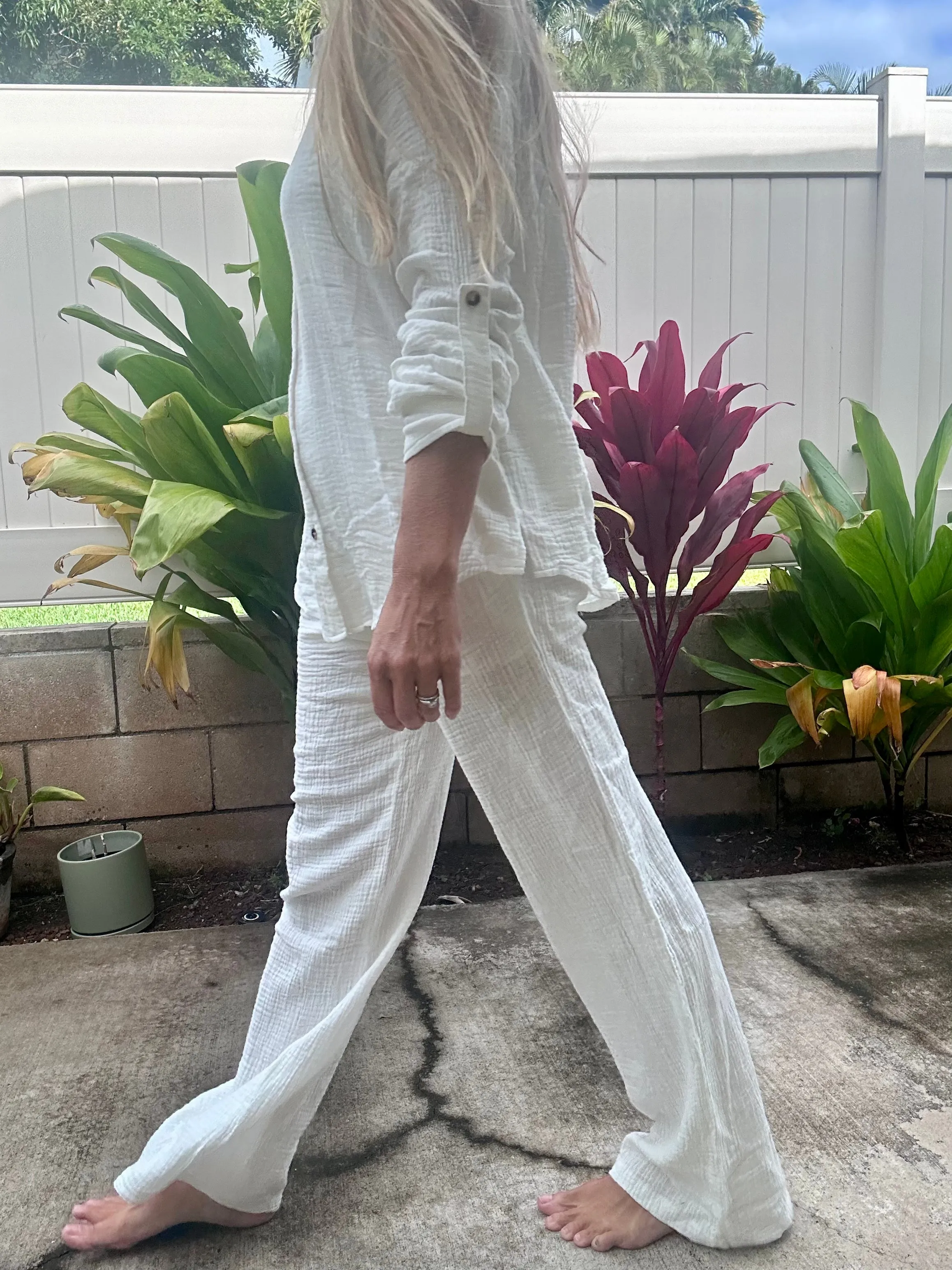 Coconut Grove Crinkle-Gaze-Hose