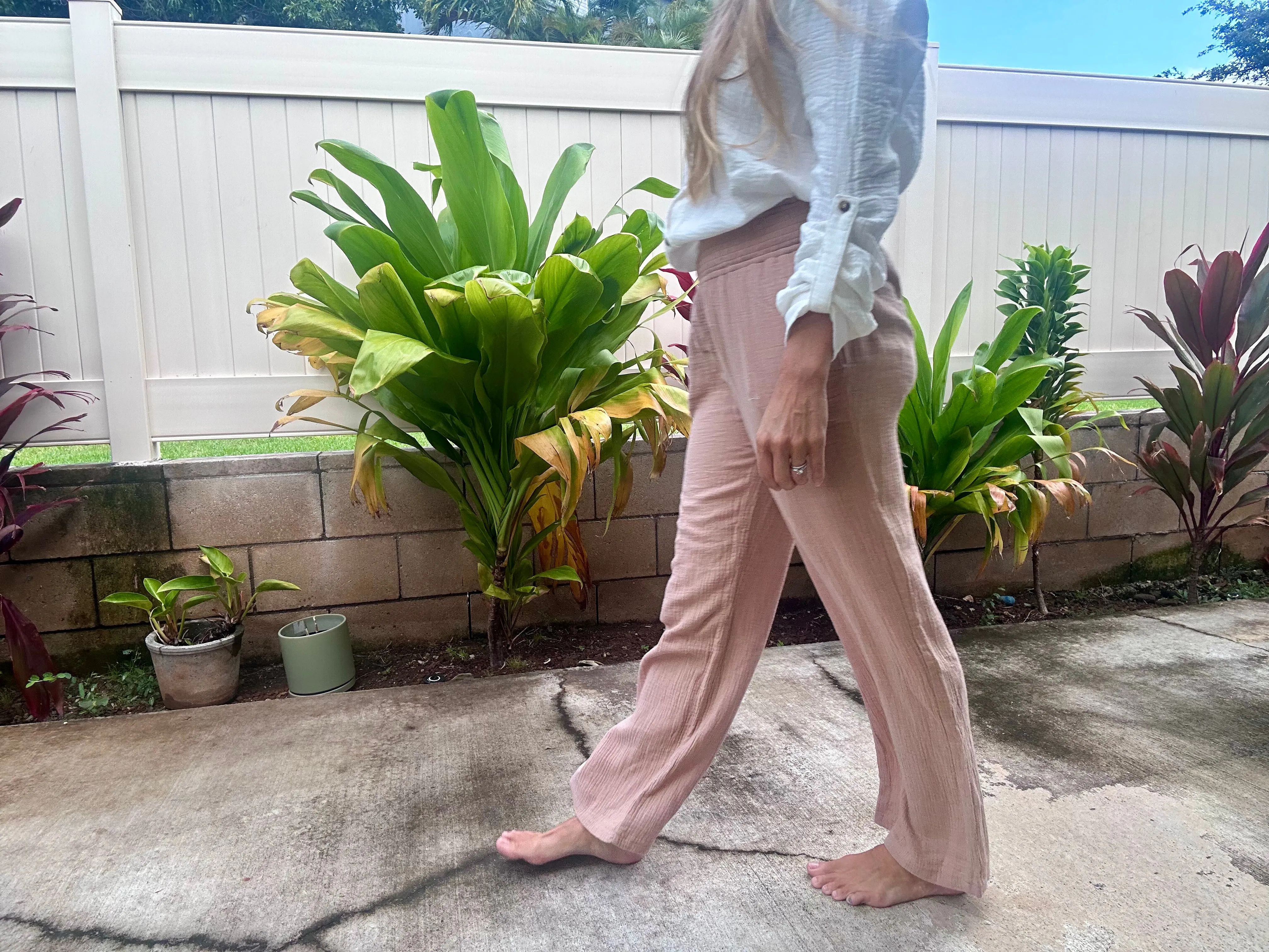 Coconut Grove Crinkle-Gaze-Hose