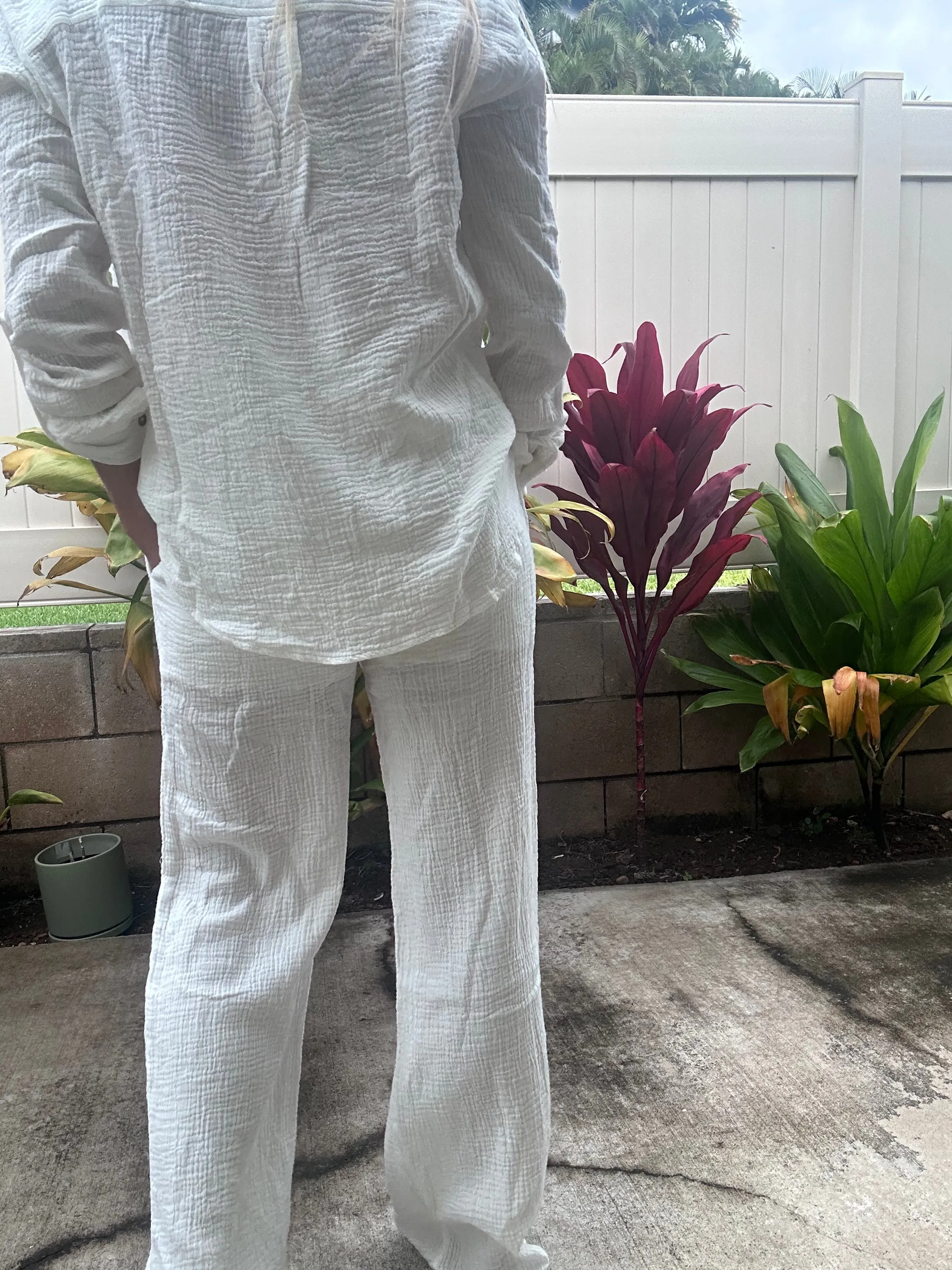 Coconut Grove Crinkle-Gaze-Hose