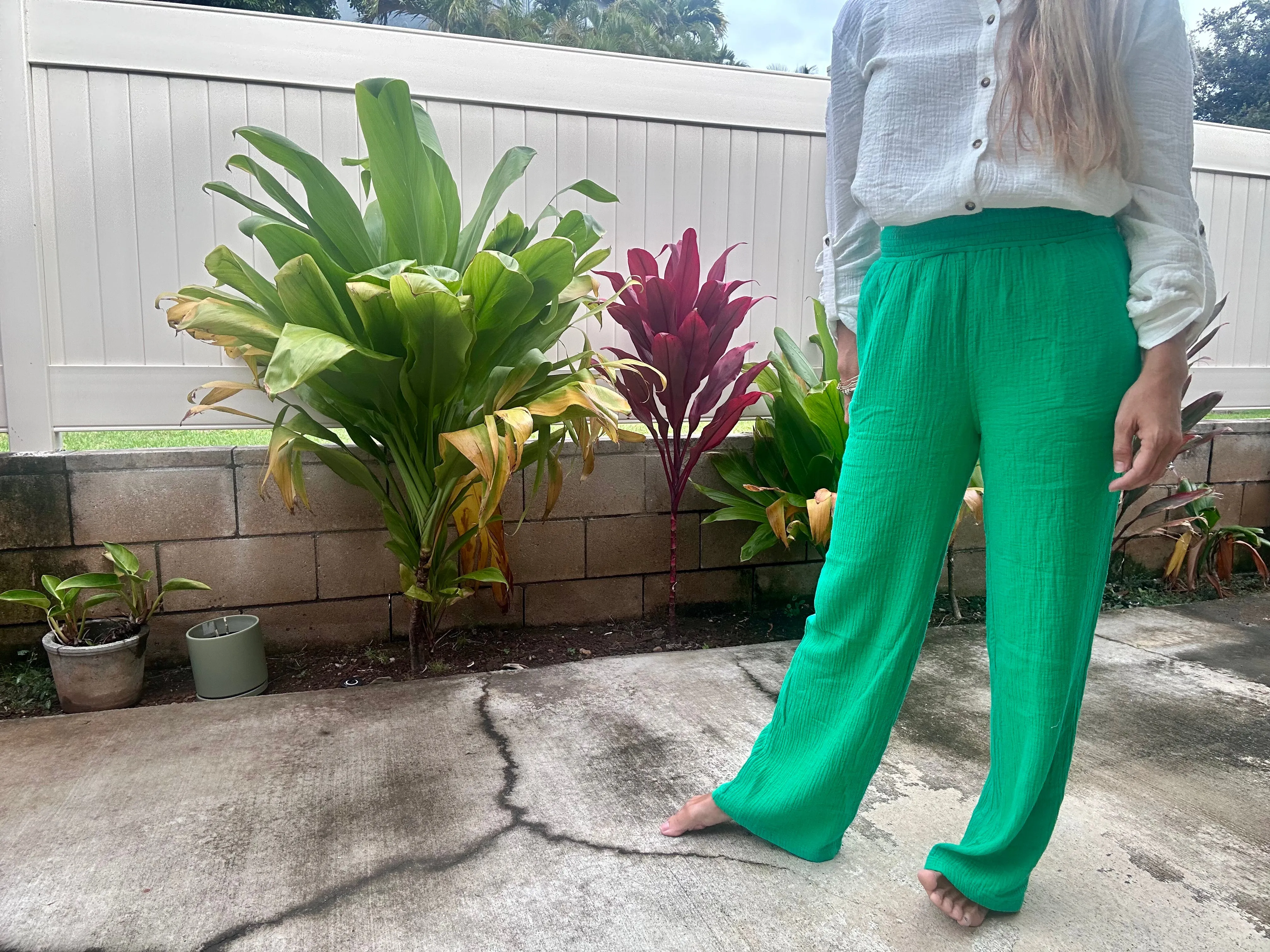 Coconut Grove Crinkle-Gaze-Hose
