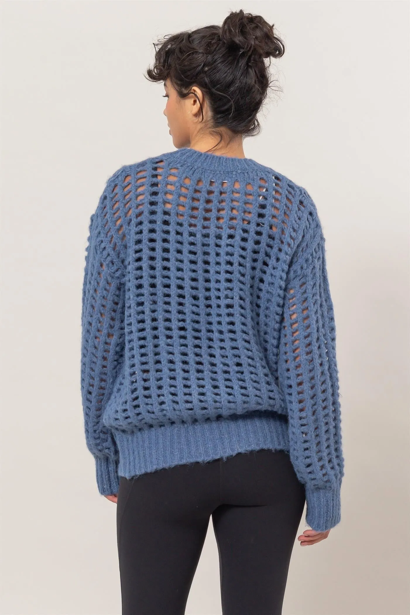Kühleres Wetter offener Strickpullover