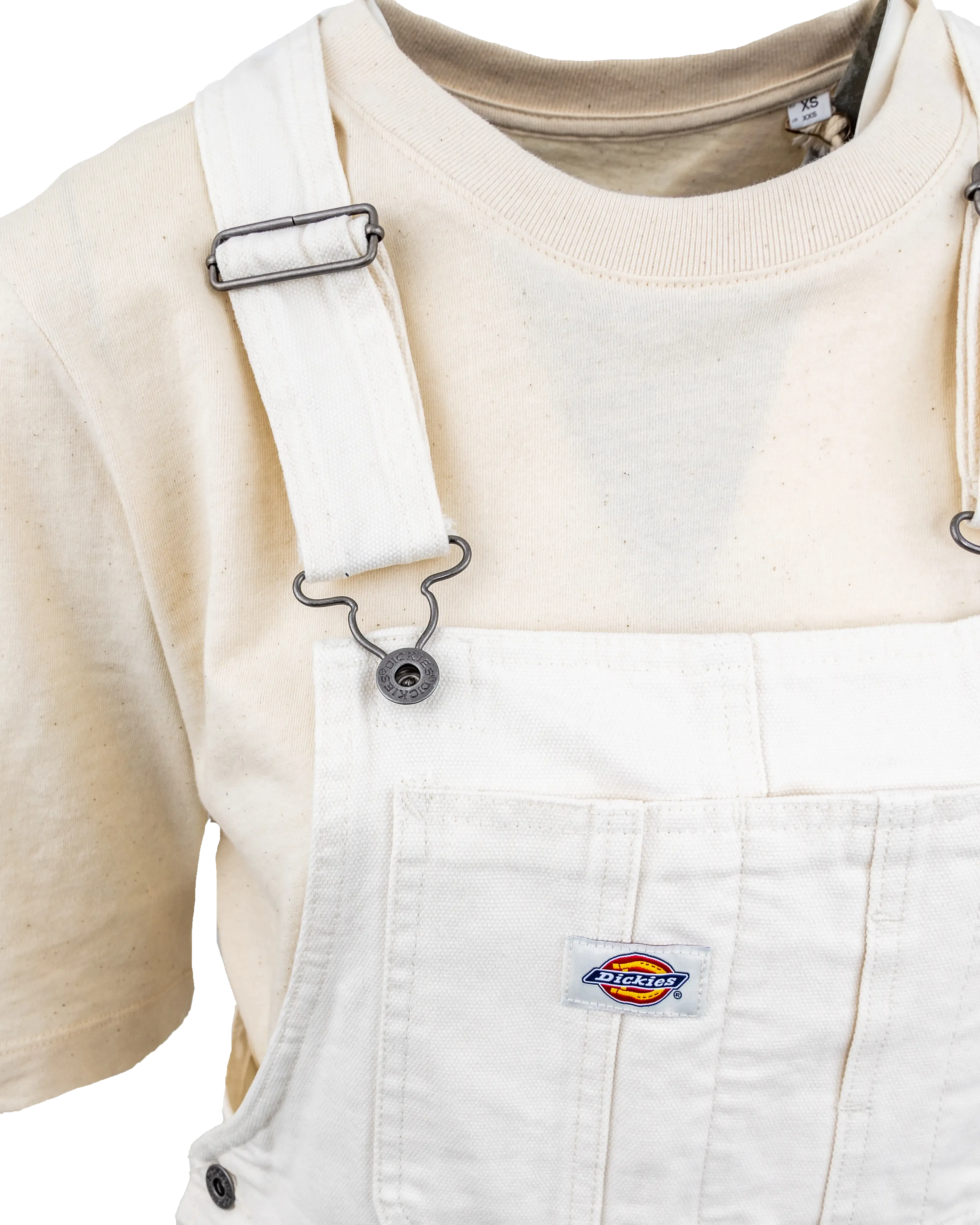Dickies Duck Canvas Latzshorts in Cloud