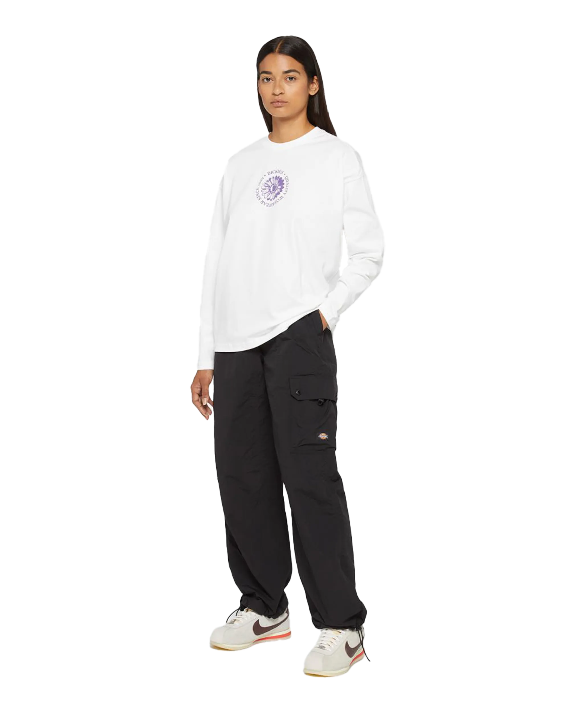 Dickies Jackson Cargo-Hose für Damen in Schwarz