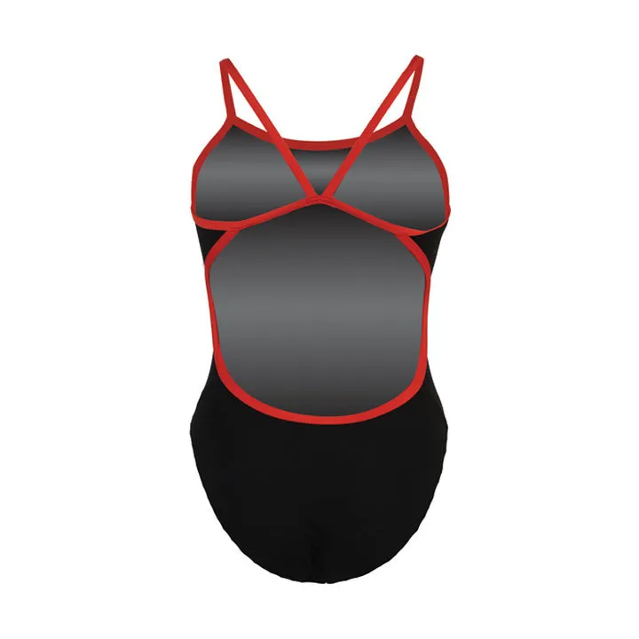 Dolfin Chloroban Varsity Einfarbiger String-Back Badeanzug
