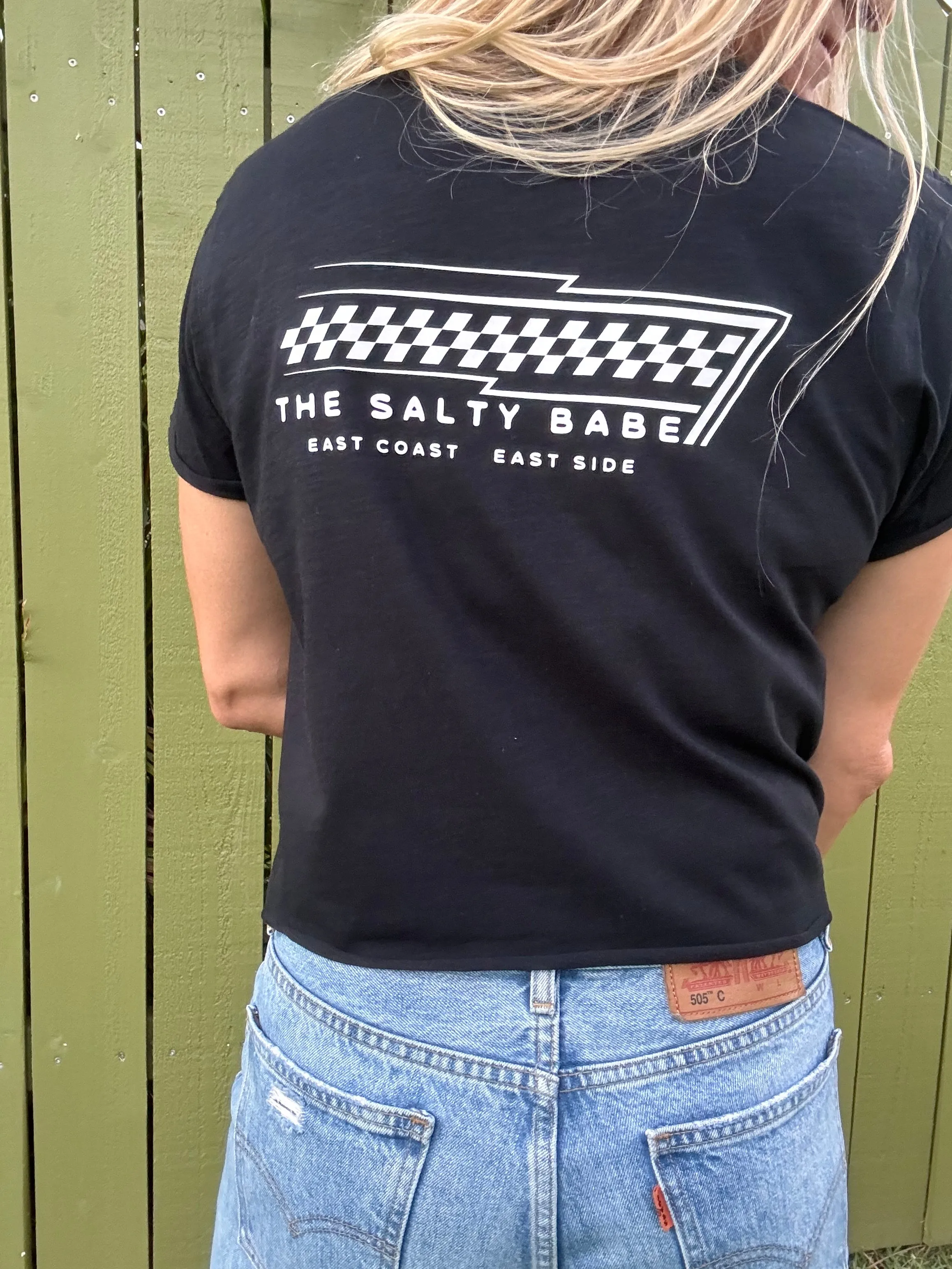East Coast, East Side T-Shirt im Crop-Look