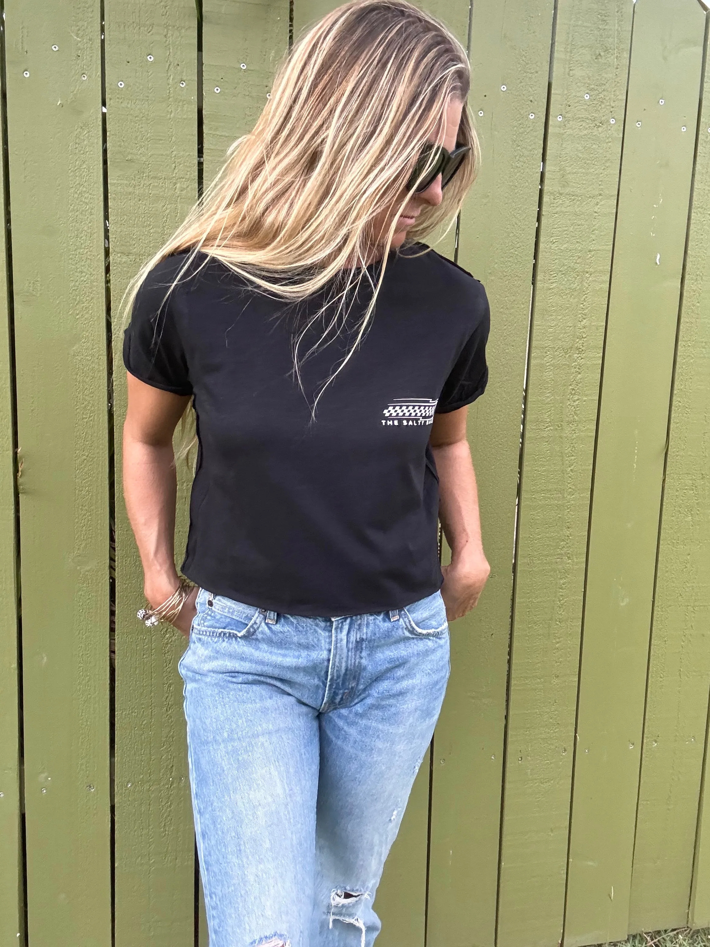 East Coast, East Side T-Shirt im Crop-Look